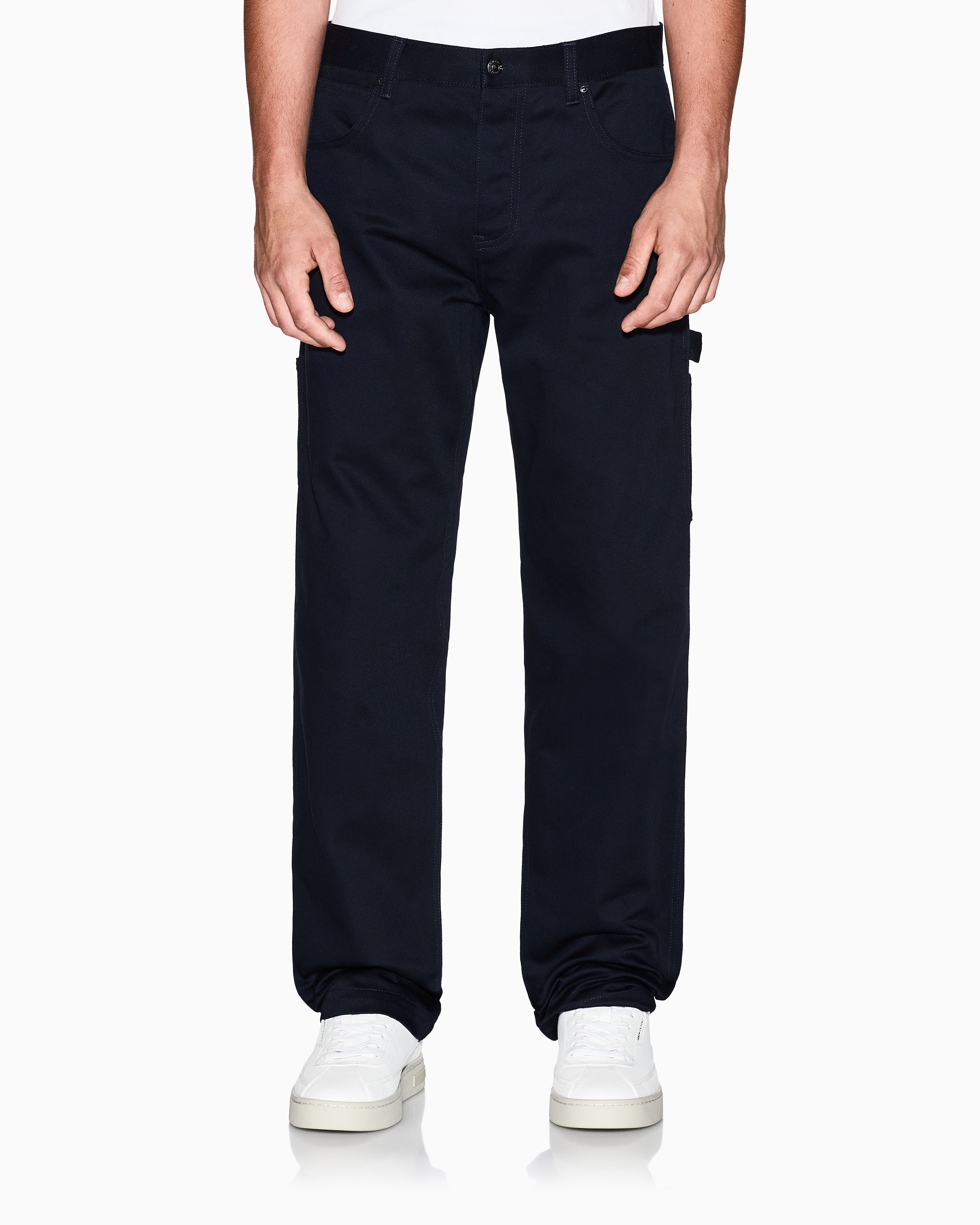 Armani Exchange - Regular fit cotton jeans, Man, Navy Blue, Size: 33