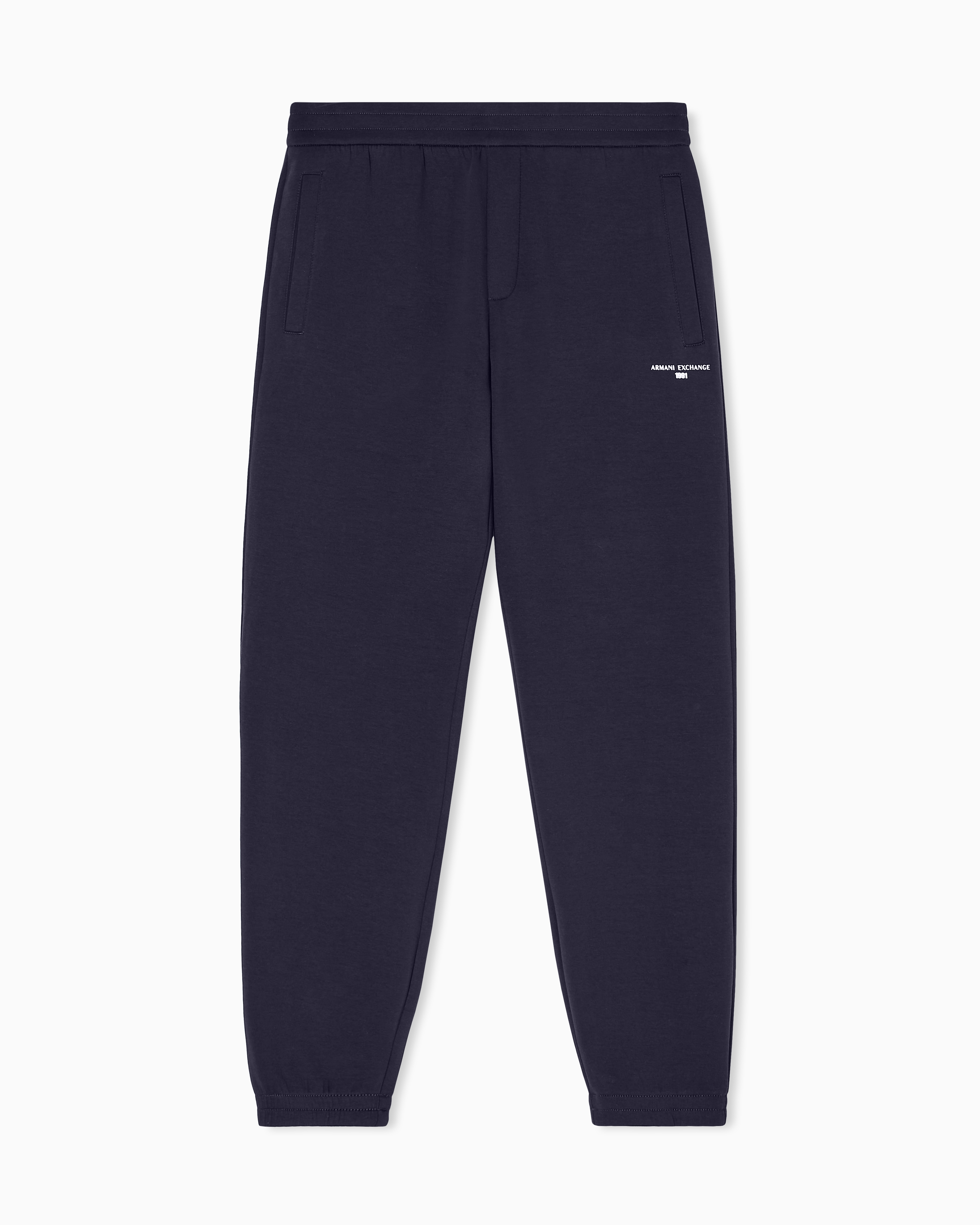Armani Exchange - Sweatpants, Man, Navy Blue, Size: