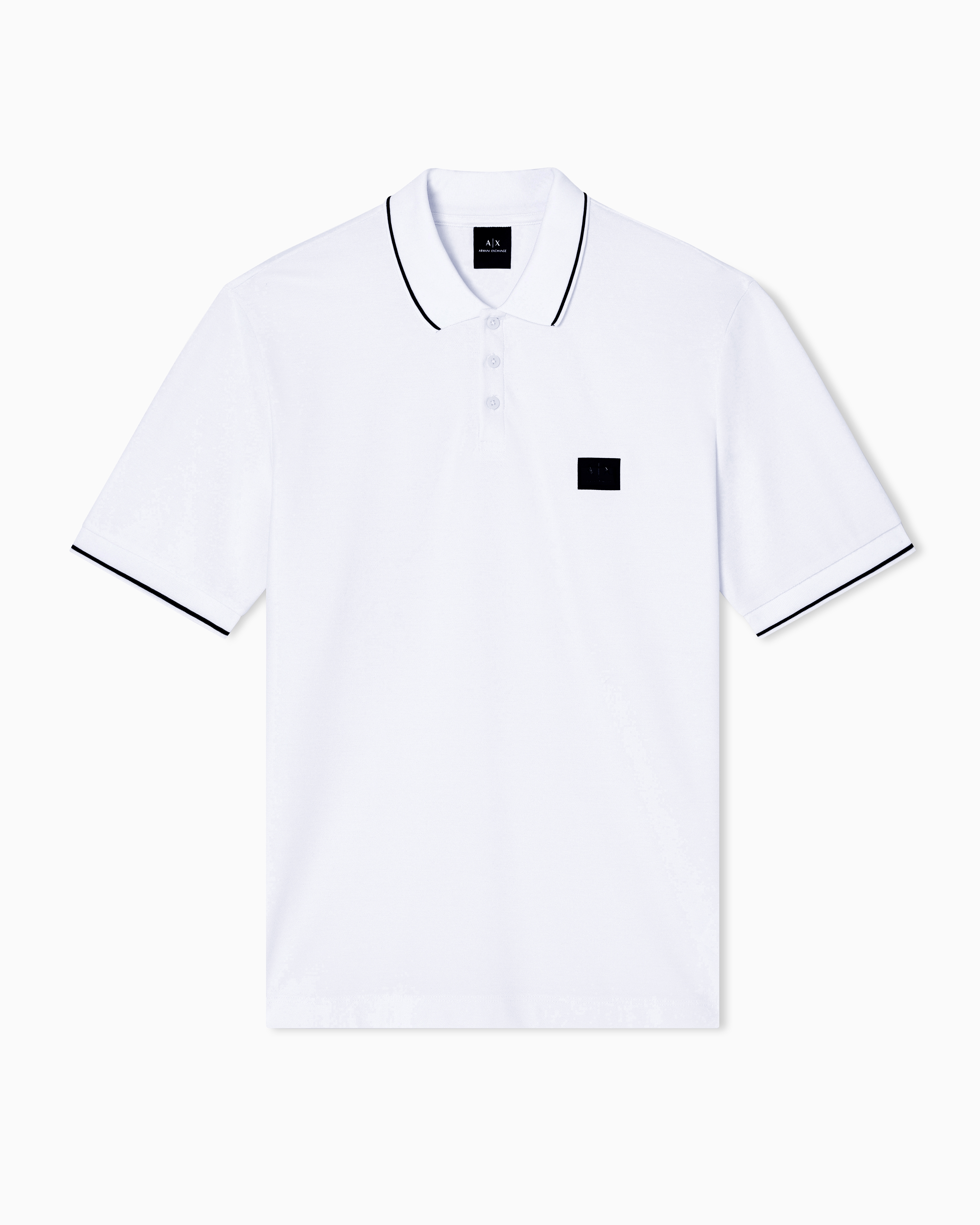 Armani Exchange - Polo Shirts, Man, White, Size: