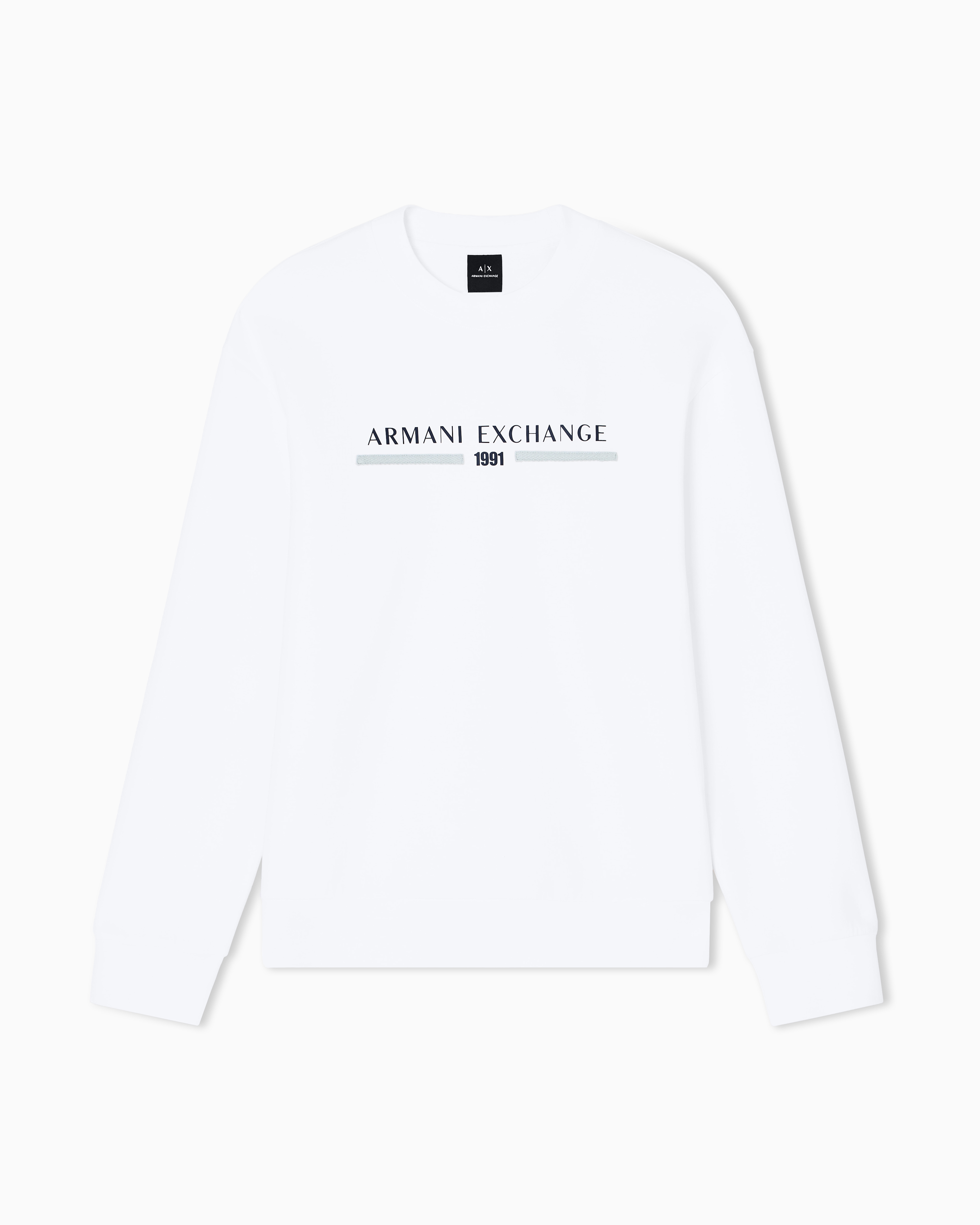 Armani Exchange - Sweatshirts without Hood, Man, White, Size: