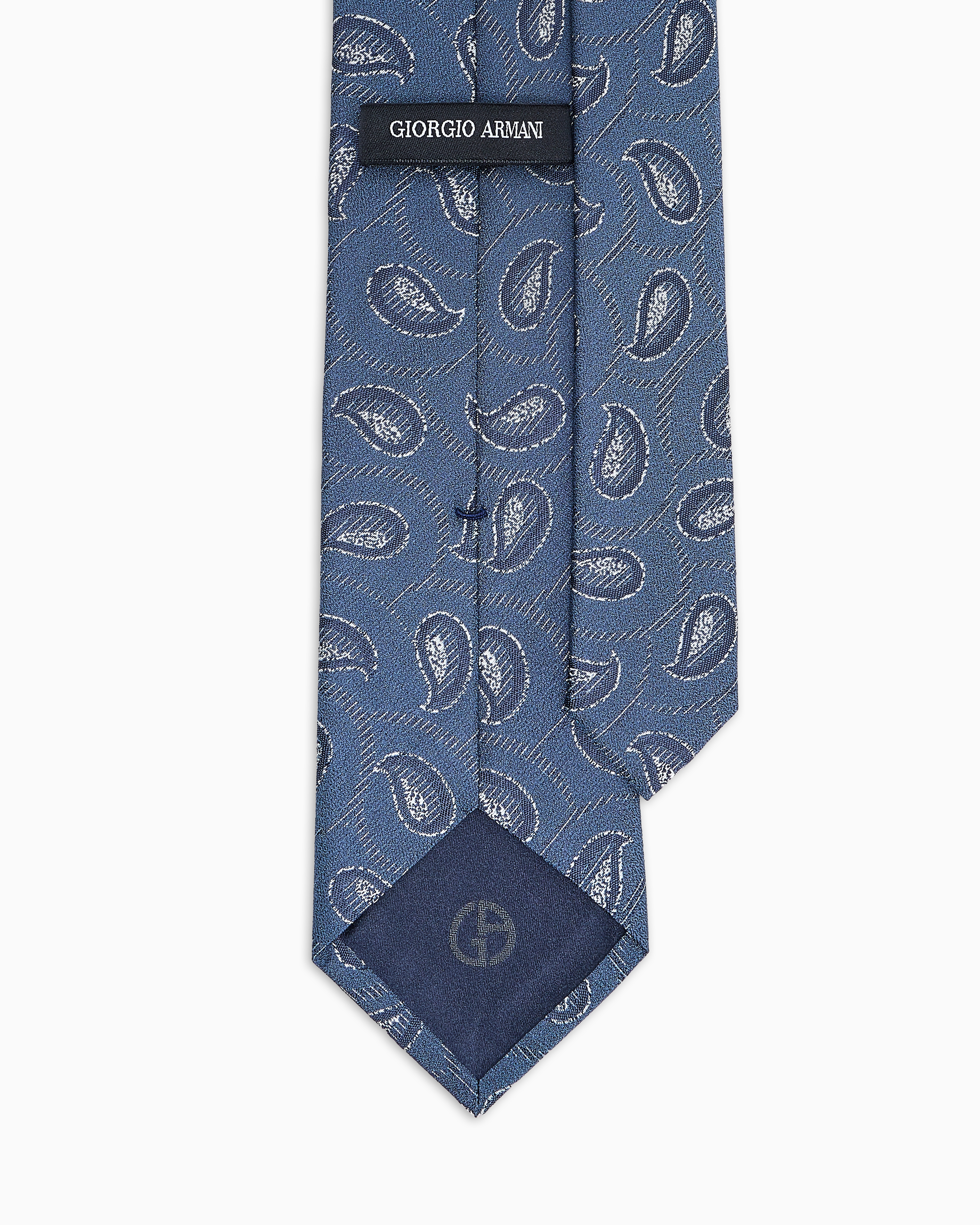 新品・タグ付き アルマーニコレツォーニ ネクタイ ハイブランド ペイズリー柄 シルクネクタイ ペイズリージャカード | Giorgio Armani