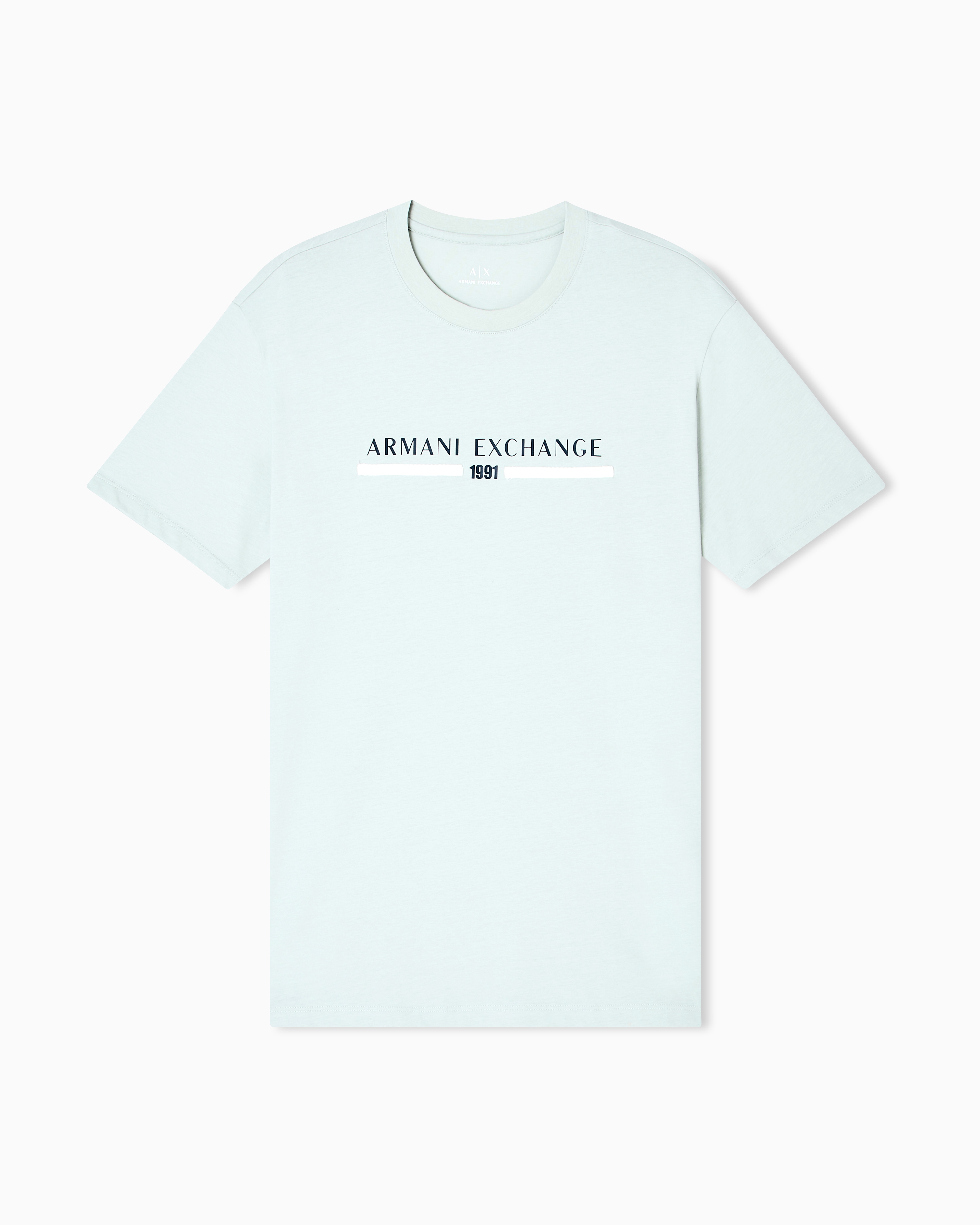 Armani Exchange Green Regular Fit T-Shirts Large