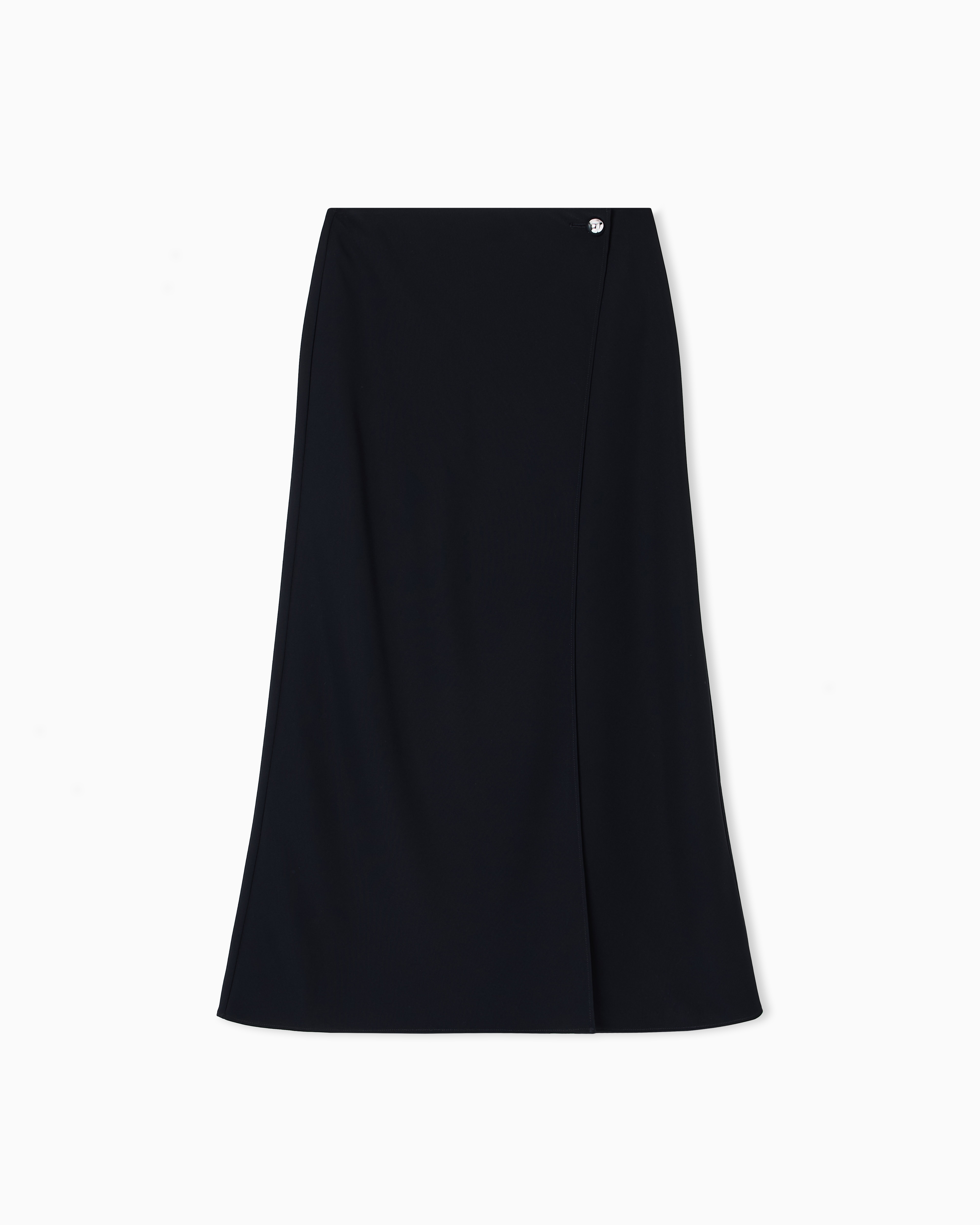 Armani Exchange - Long Skirts, Woman, Black, Size: