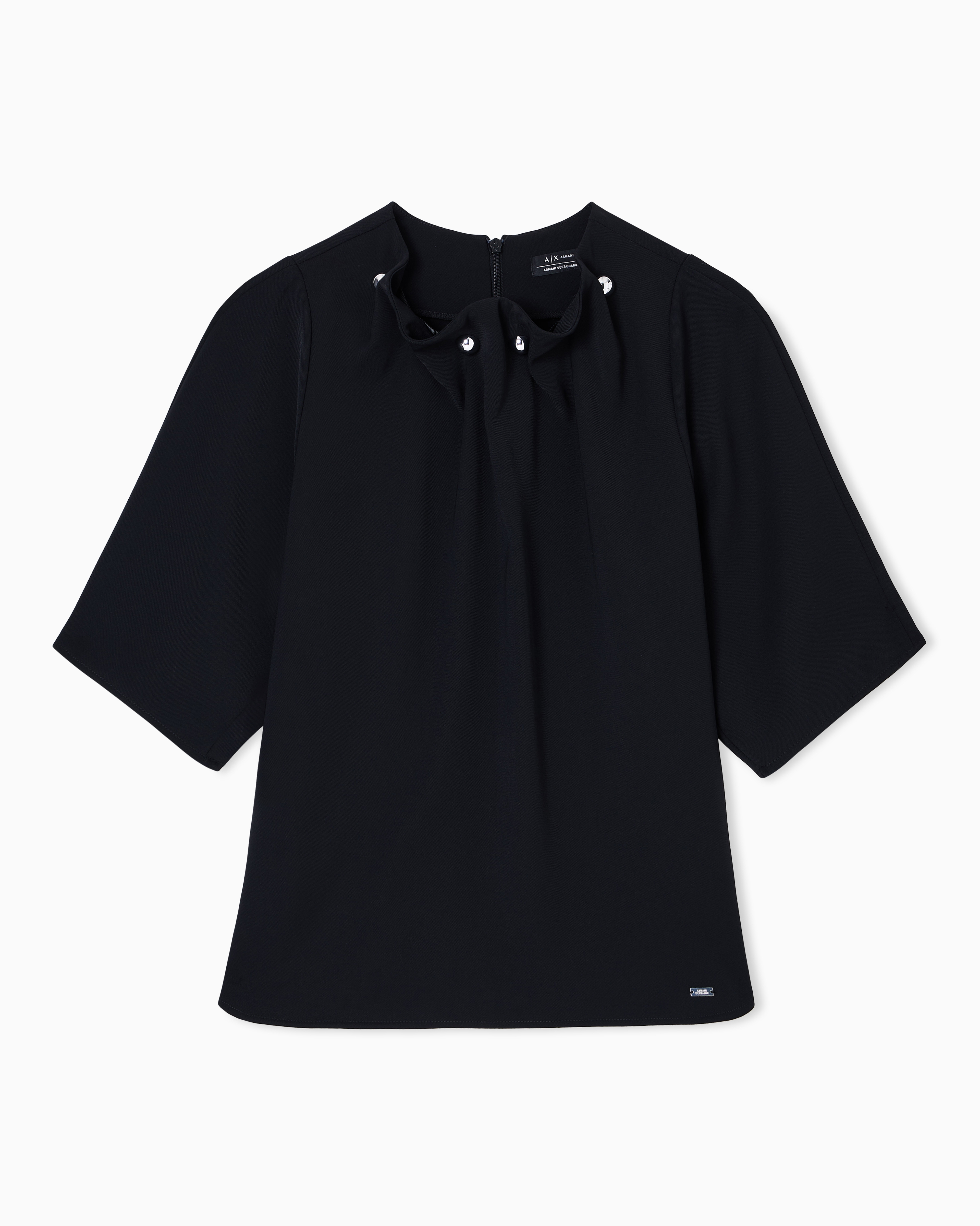 Tシャツ・カットソー GIORGIO ARMANI Women Tunic Tops 8CHCCZ01 TZ136 UC99 BLACK BE undefined
