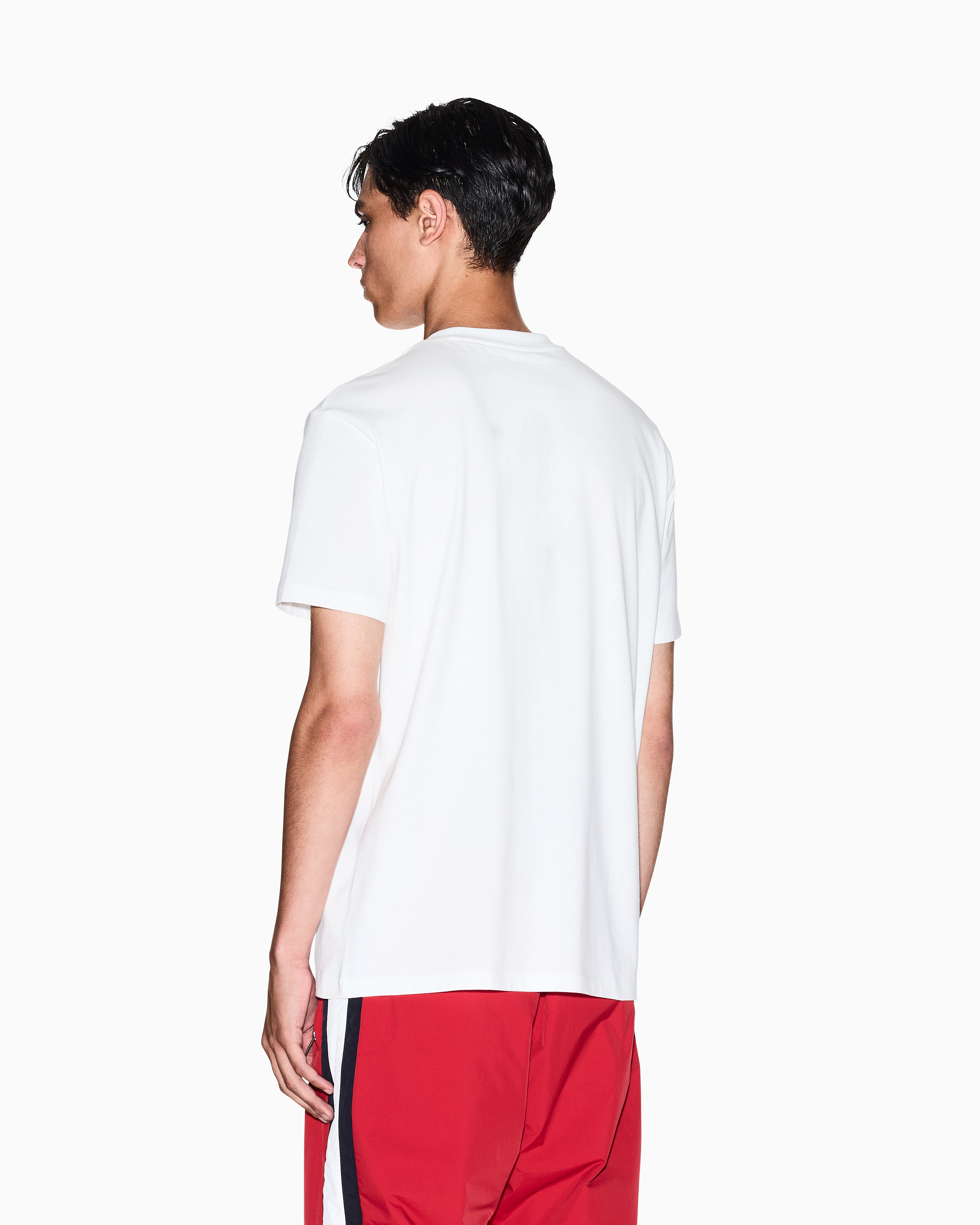 Armani Exchange - Regular fit t-shirt with gradient print, Man, White, Size: M