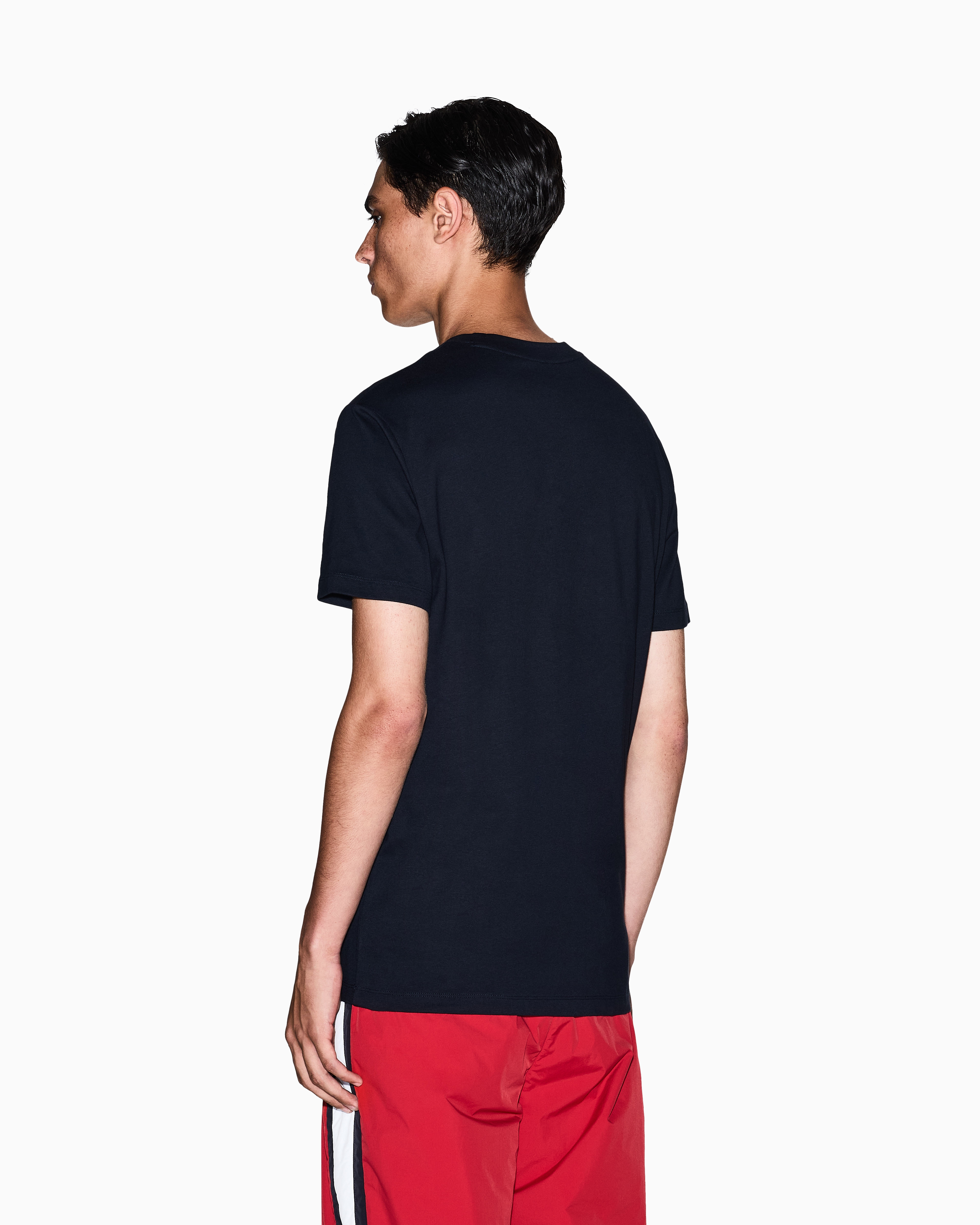 Armani Exchange Regular Fit T-shirts In Blue