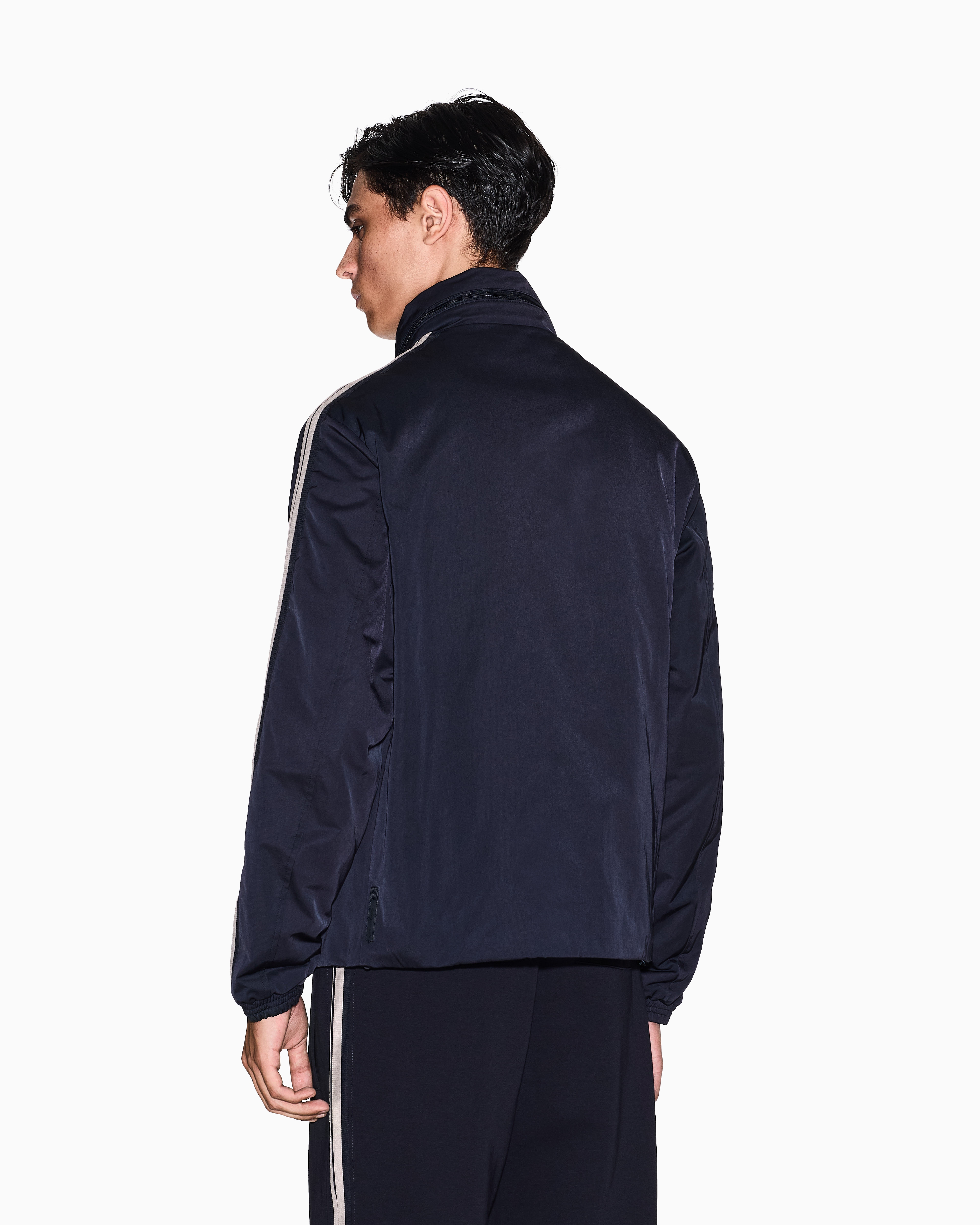 Full zip jacket with contrasting bands | Armani Exchange