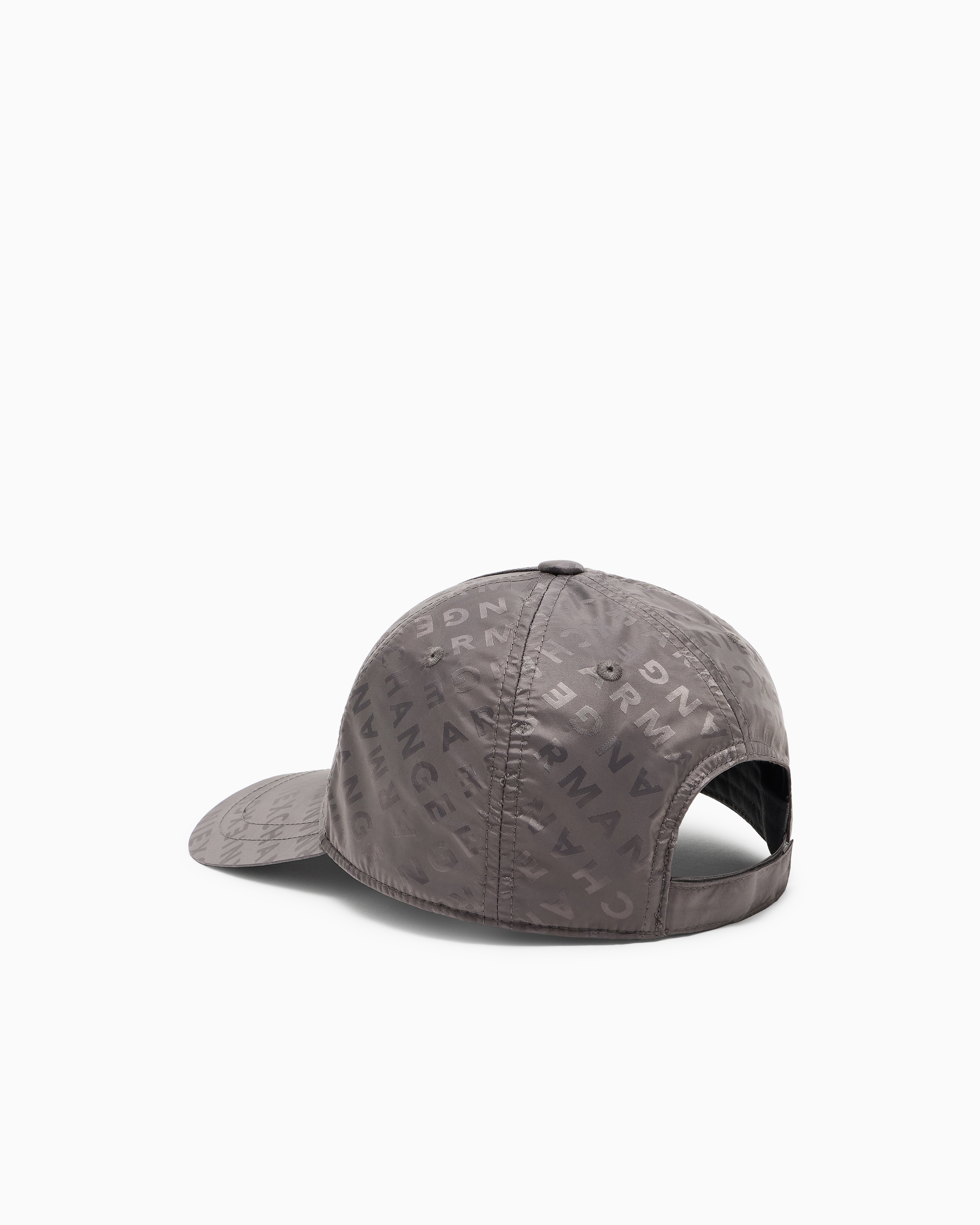 Armani Exchange - Hat with allover logo, Man, Grey, Size: TU