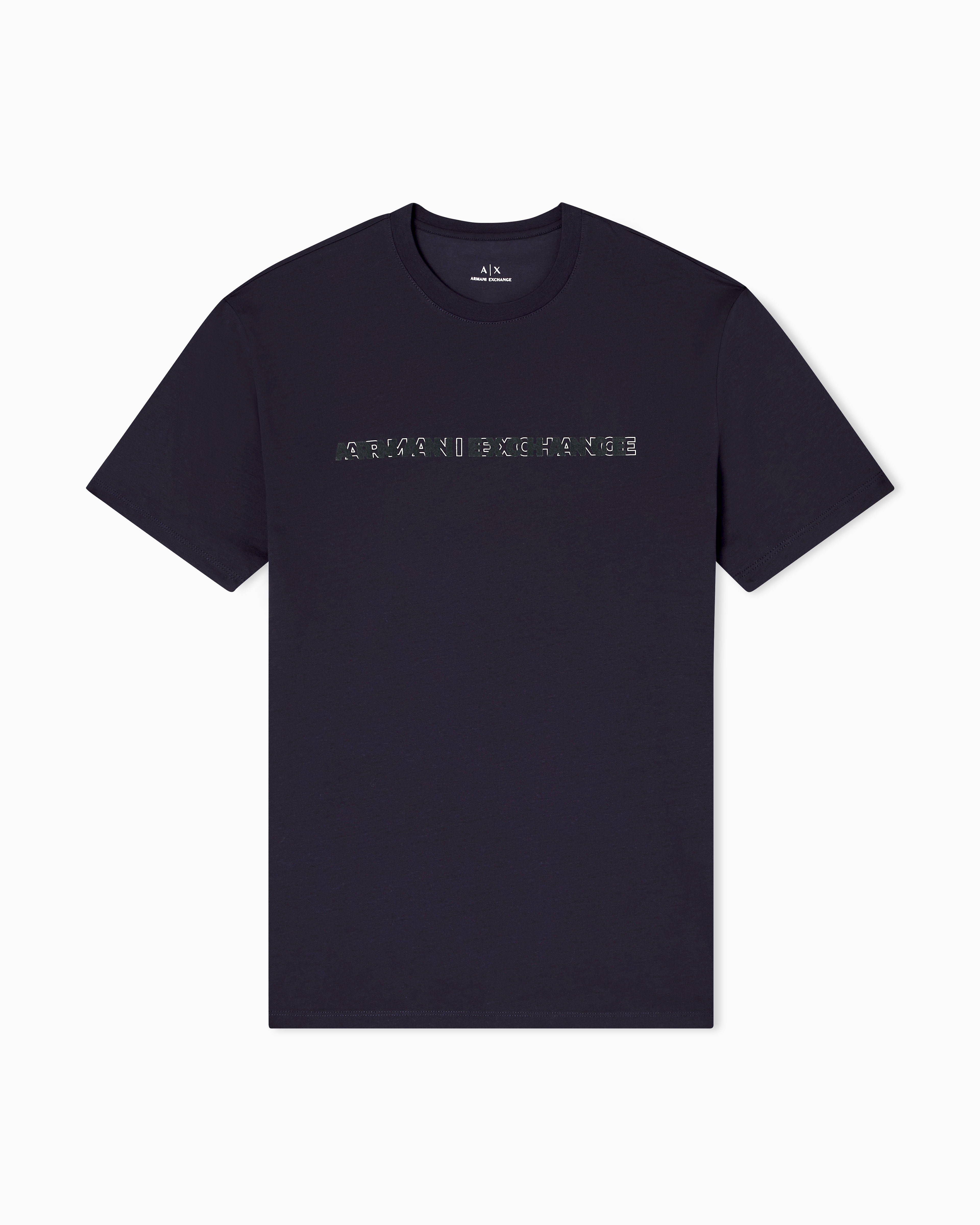 Armani Exchange - Regular Fit T-Shirts, Man, Navy Blue, Size: