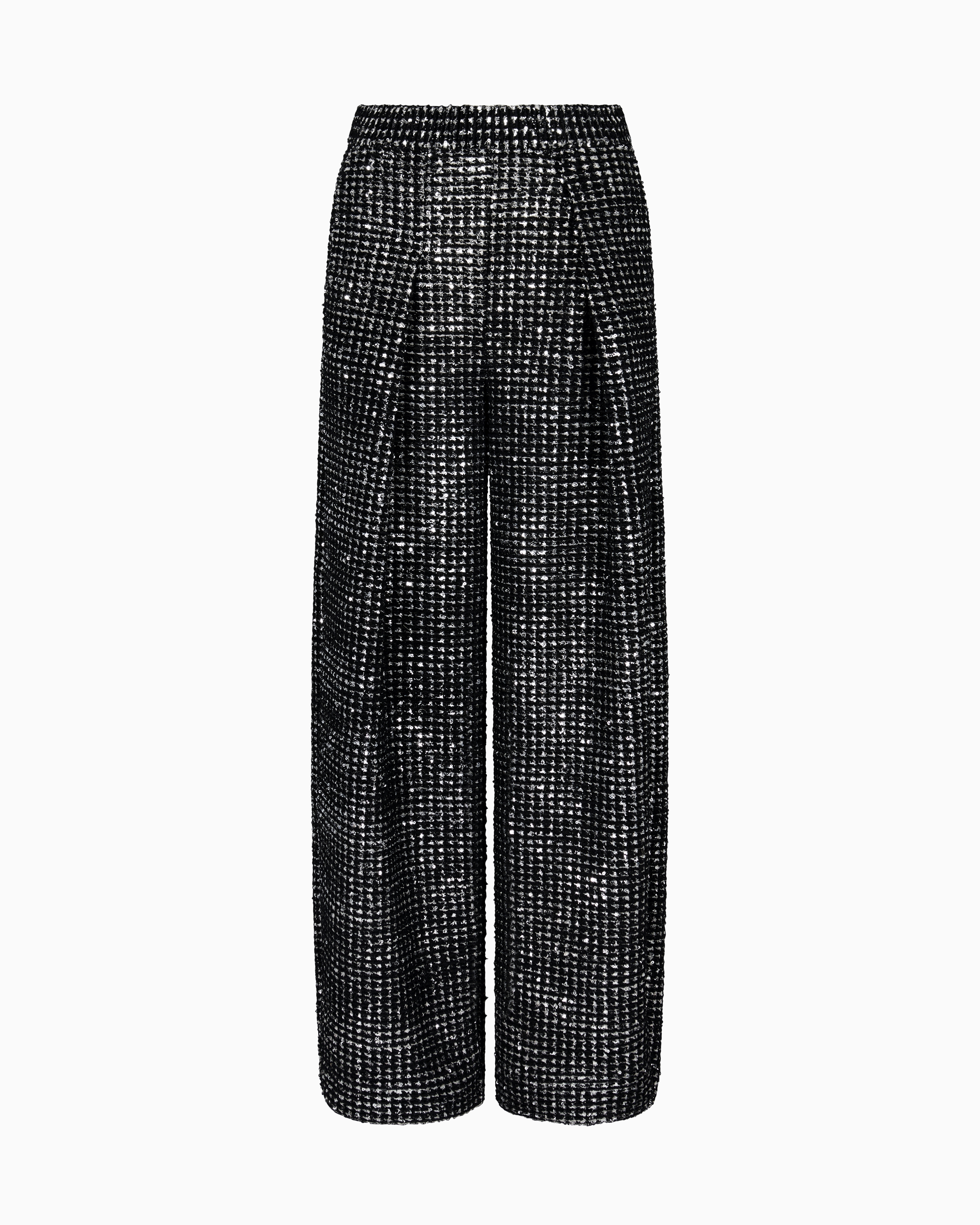 パンツ GIORGIO ARMANI PANTS (GW000338AF11856 UC001) Double-sided silk-satin two-pleat trousers | Giorgio Armani