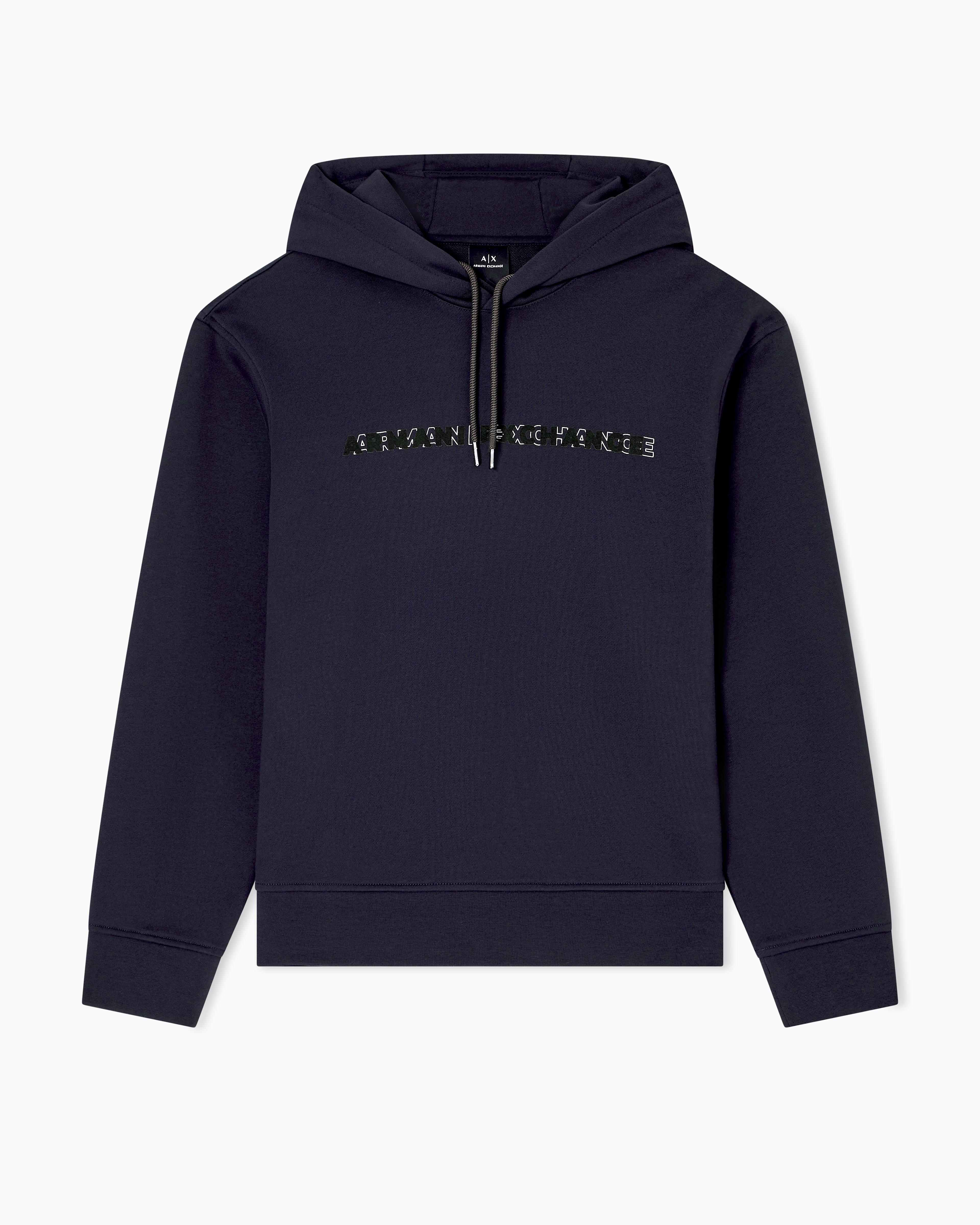 Armani Exchange - Hoodies, Man, Navy Blue, Size: