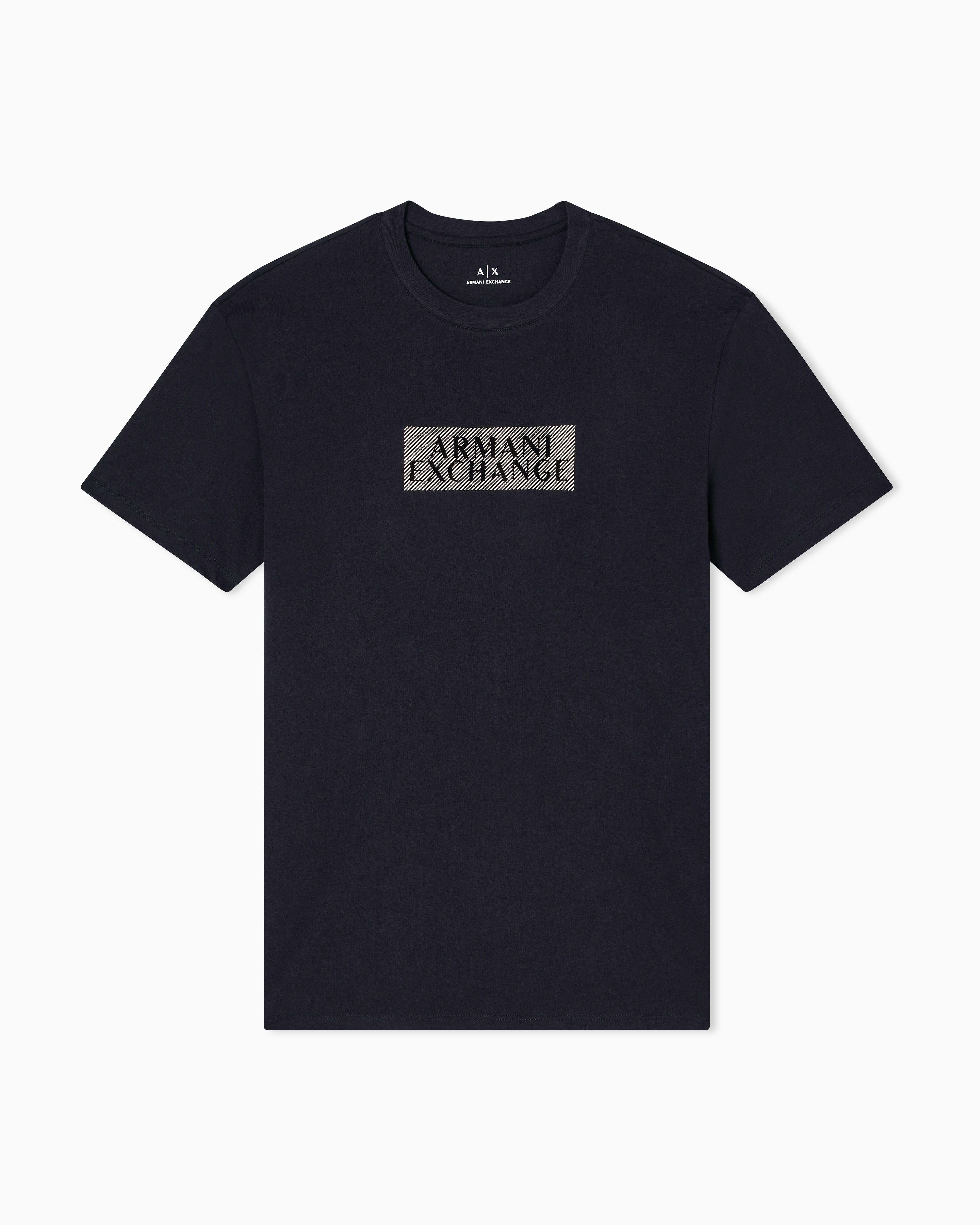 Armani Exchange - Regular Fit T-Shirts, Man, Black, Size:
