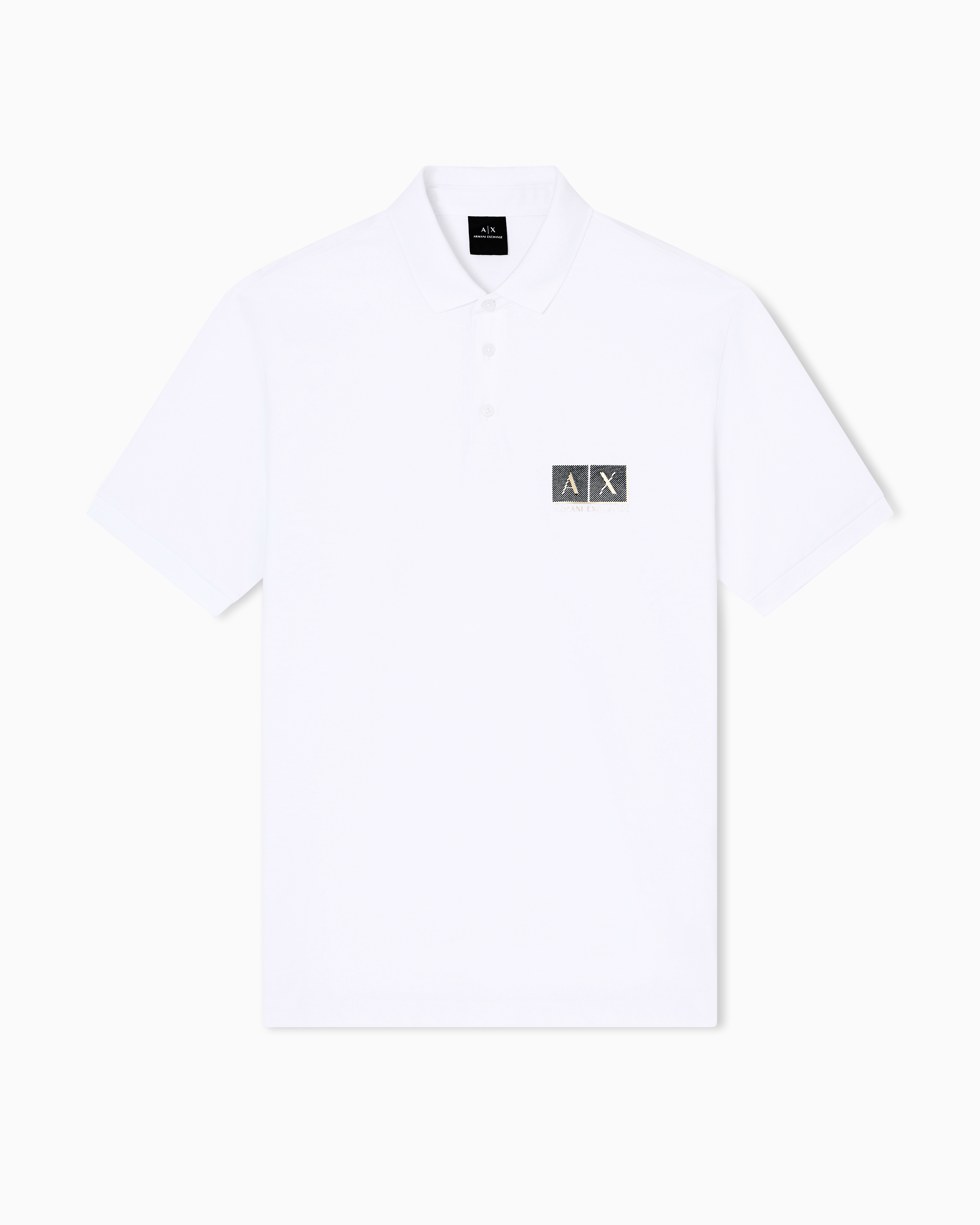 Armani Exchange - Polo Shirts, Man, White, Size: M