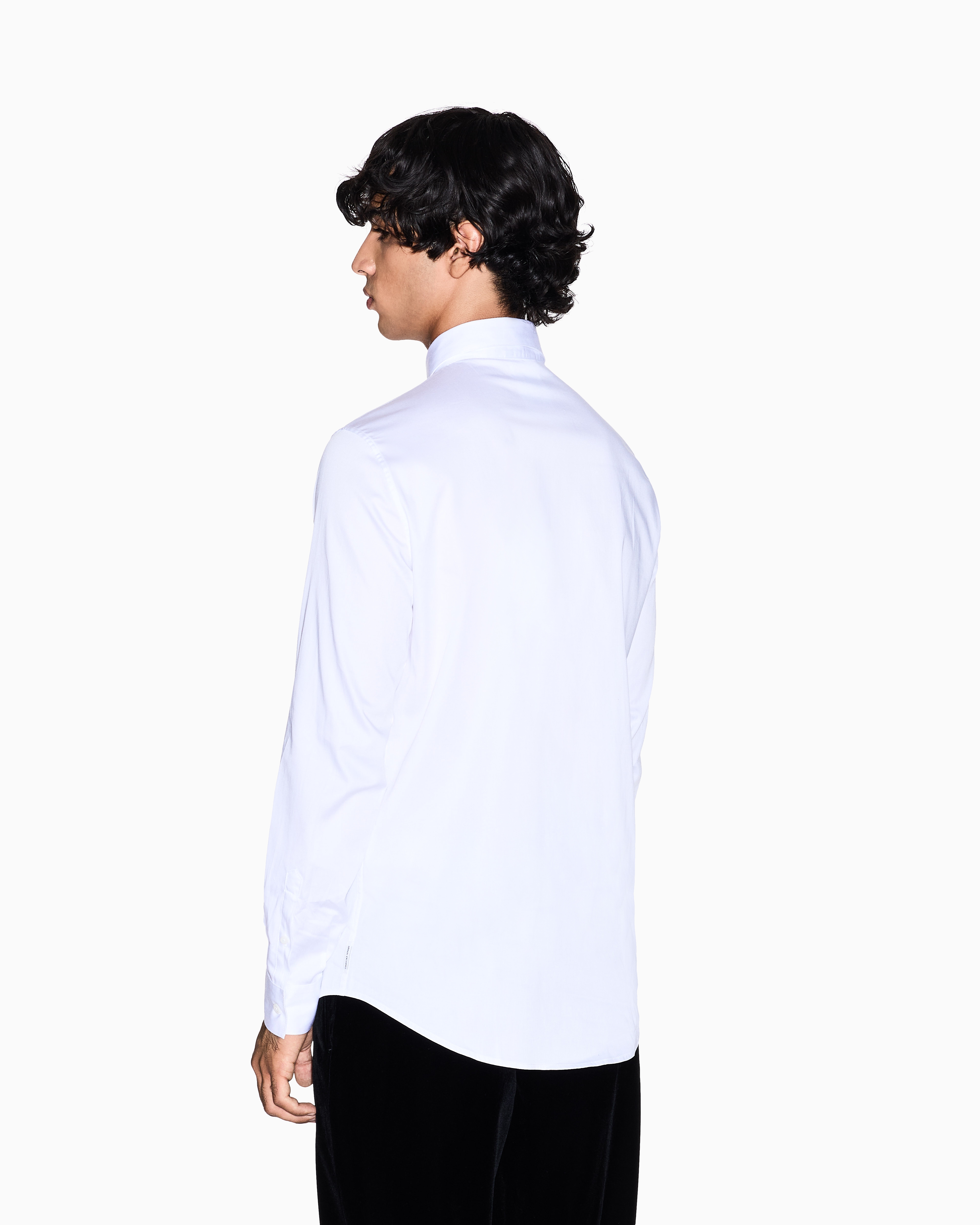 Armani Exchange Classic Shirts In White