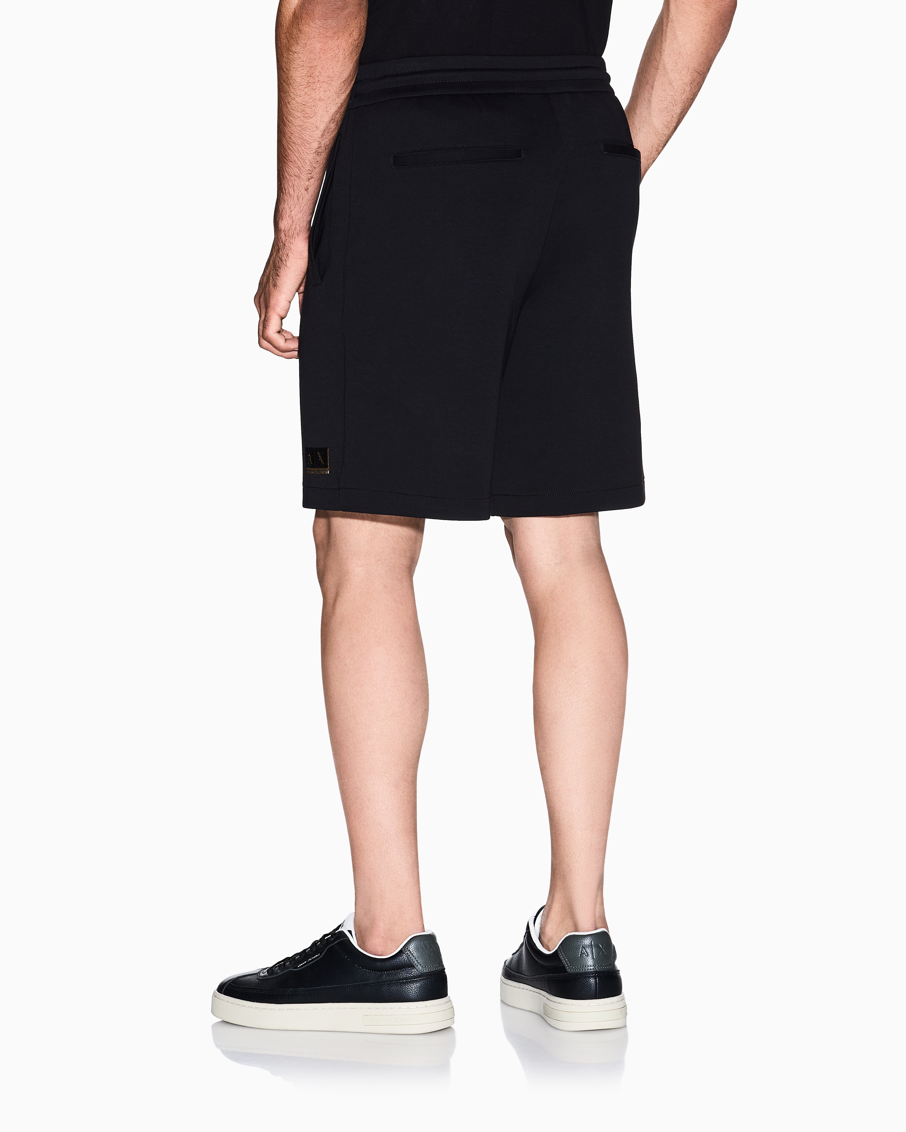 Armani Exchange - Bermuda Shorts, Man, Black, Size: