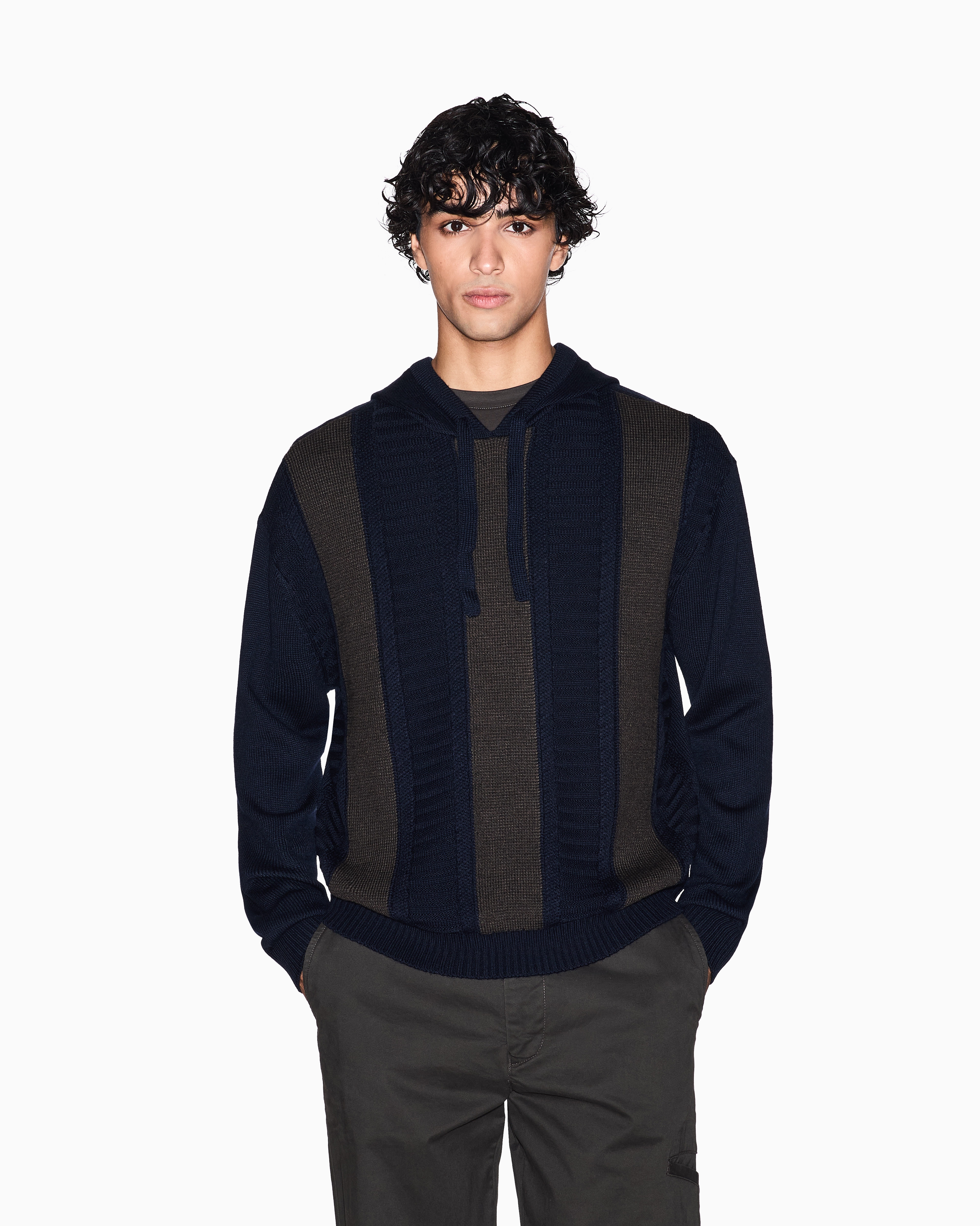 Armani Exchange - Jumpers, Man, Two-tone, Size: M