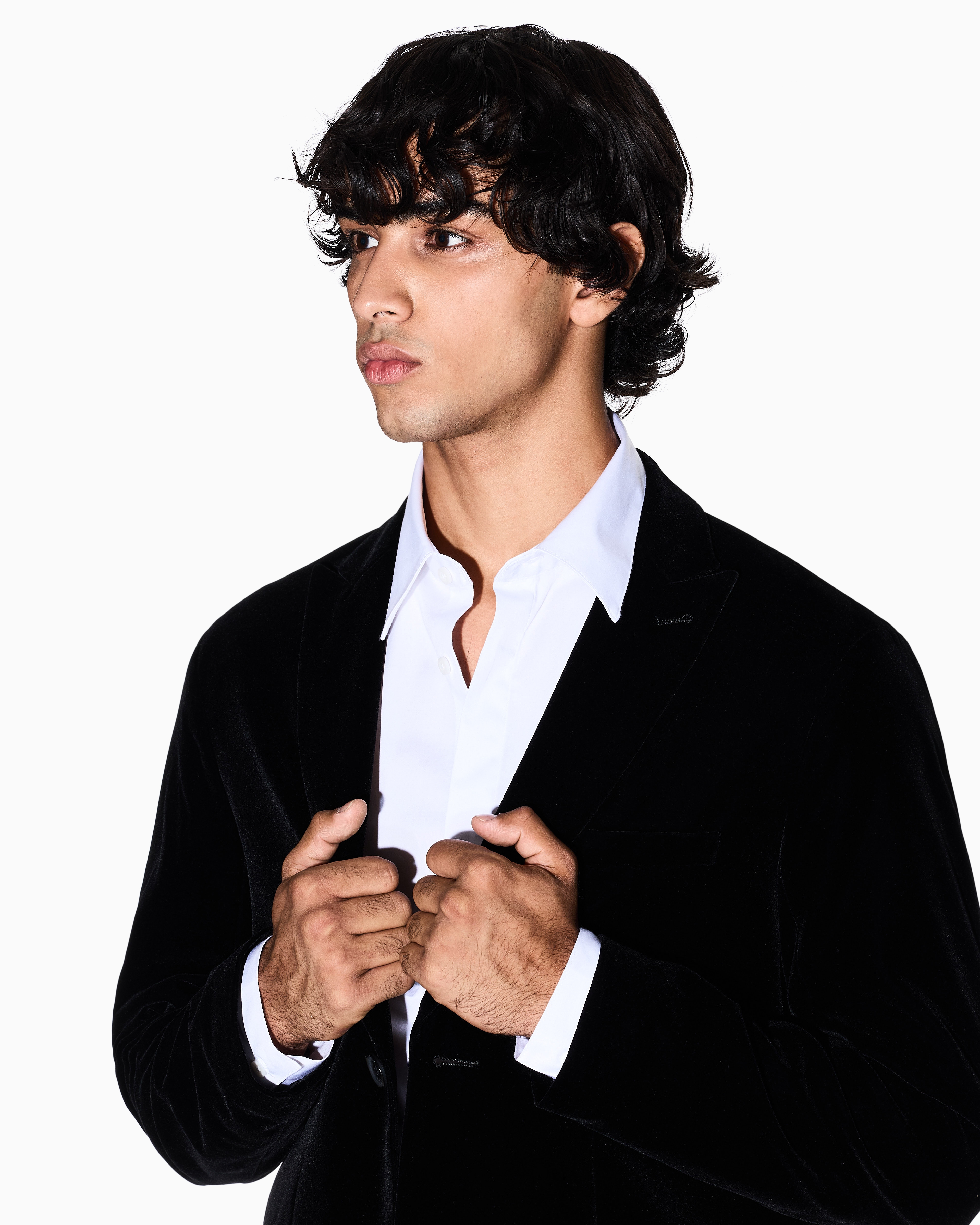 Slim-fit stretch cotton shirt