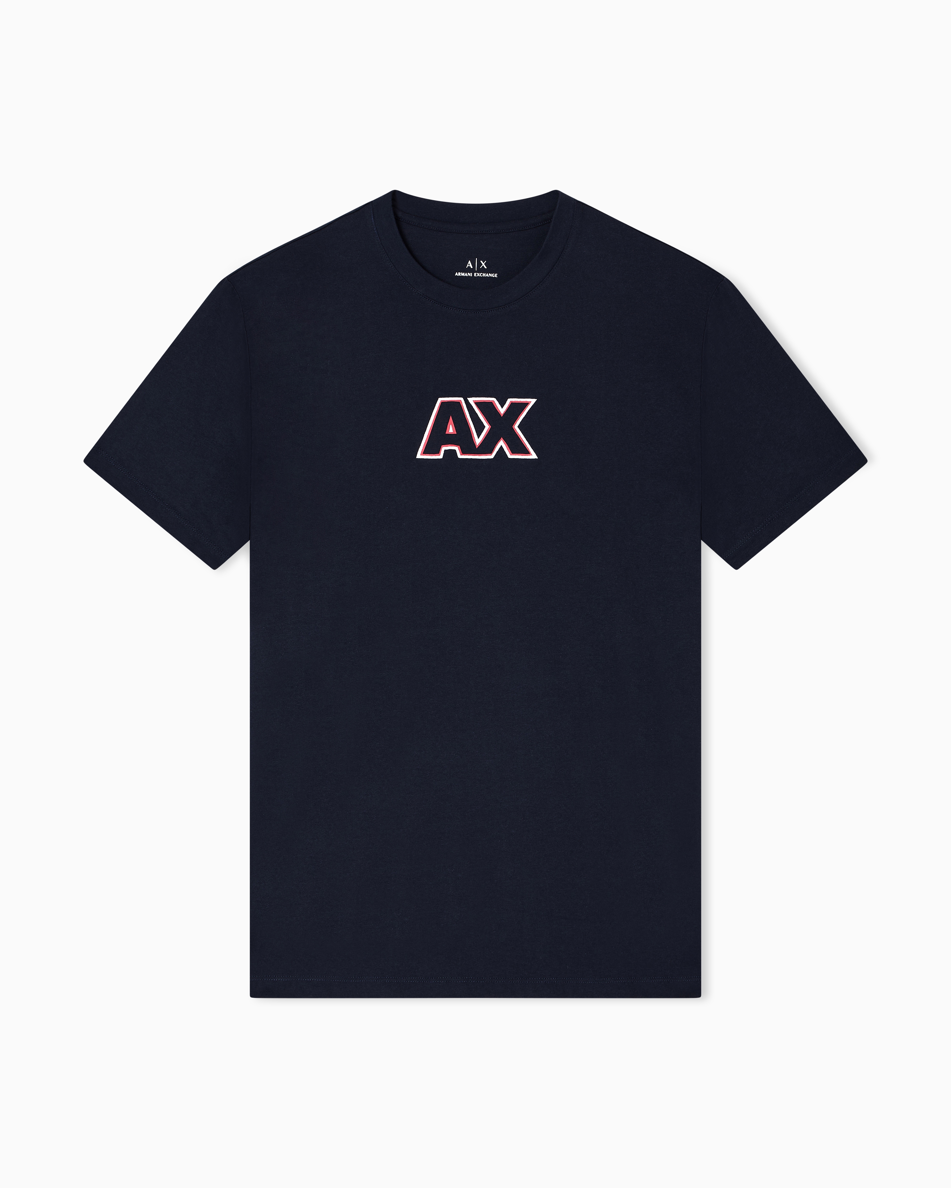 Armani Exchange - Regular Fit T-Shirts, Man, Navy Blue, Size: M
