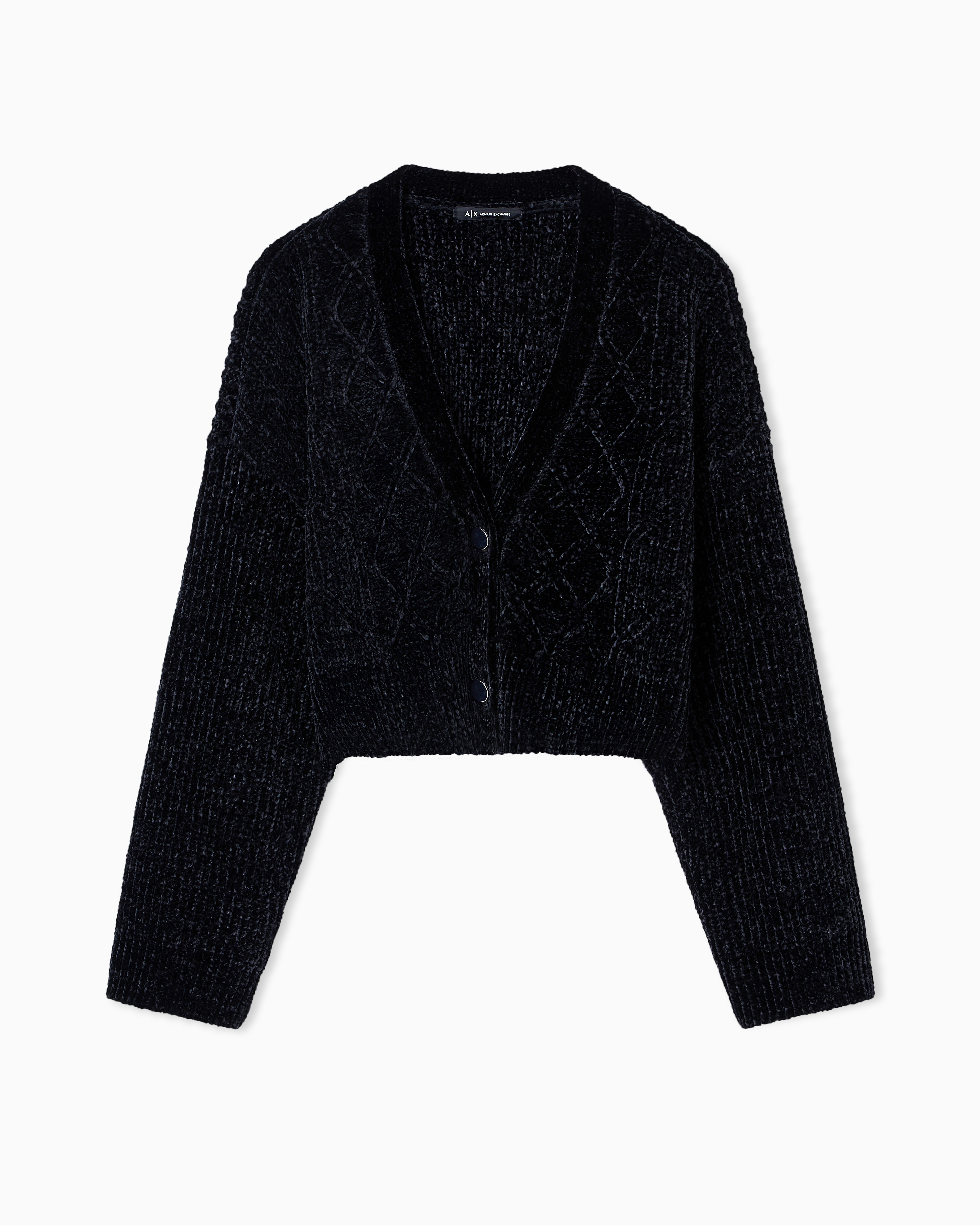 Armani Exchange - Cardigans, Woman, Black, Size: