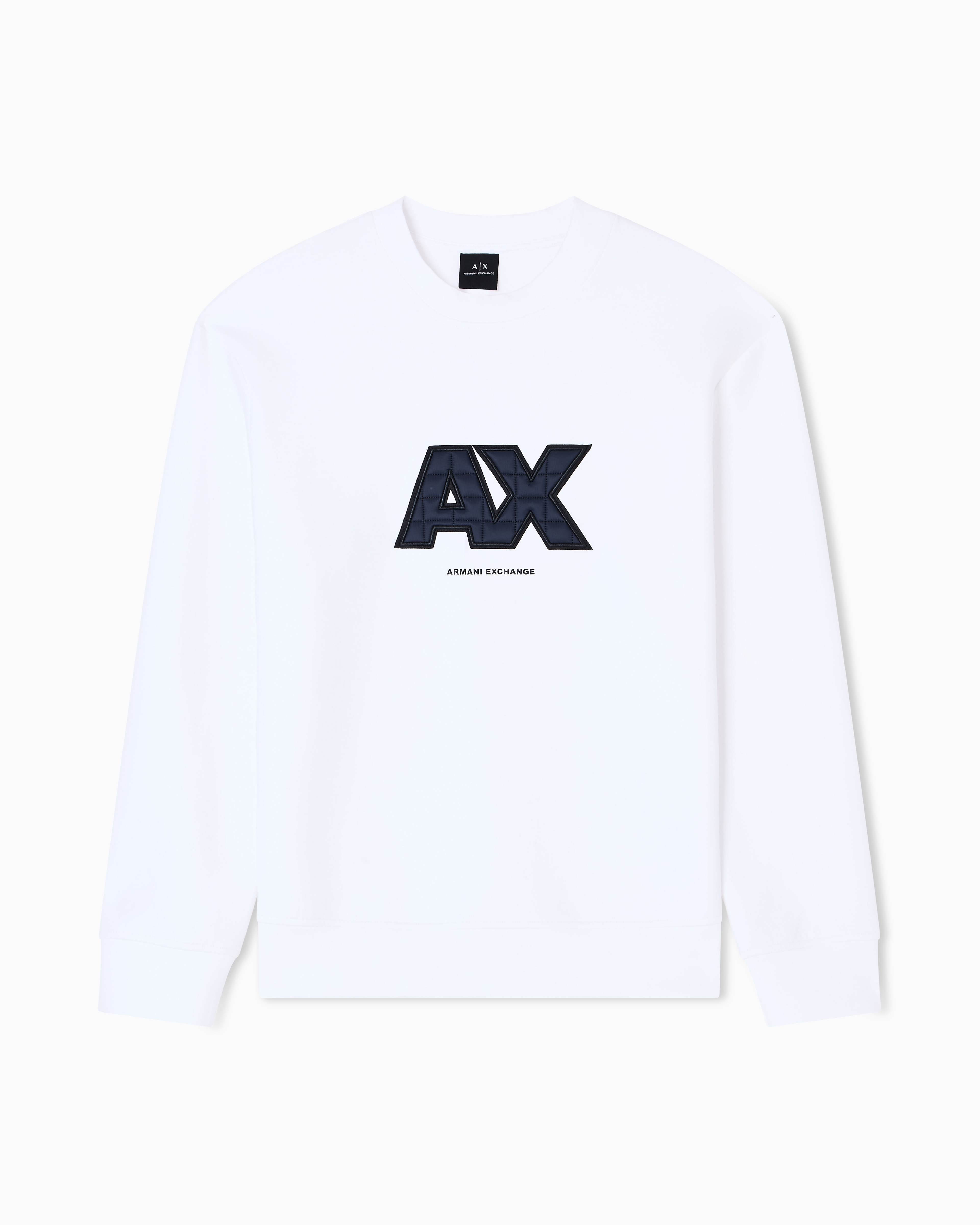 Armani Exchange - Sweatshirts without Hood, Man, White, Size: M