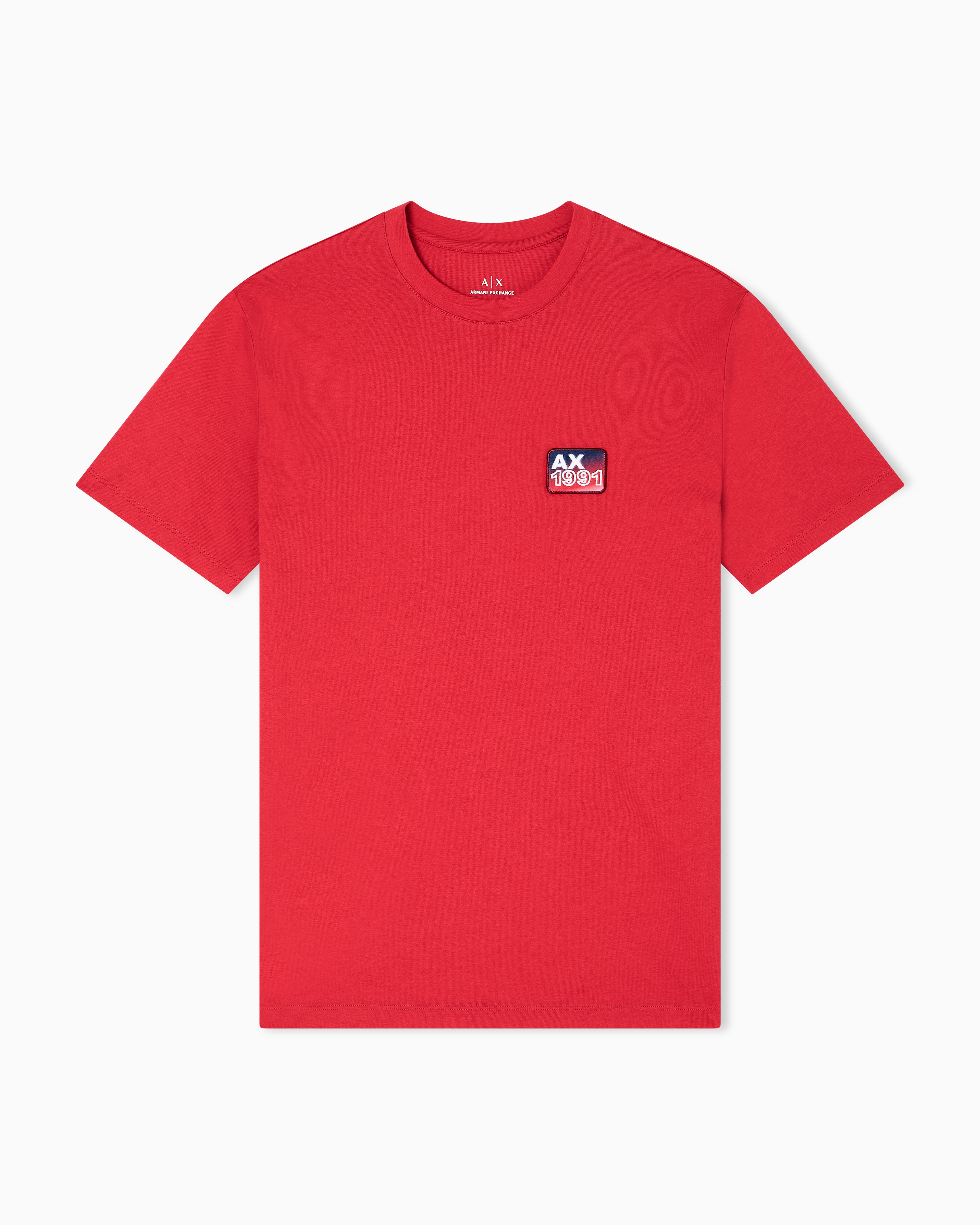 Armani Exchange - Regular Fit T-Shirts, Man, Red, Size: M