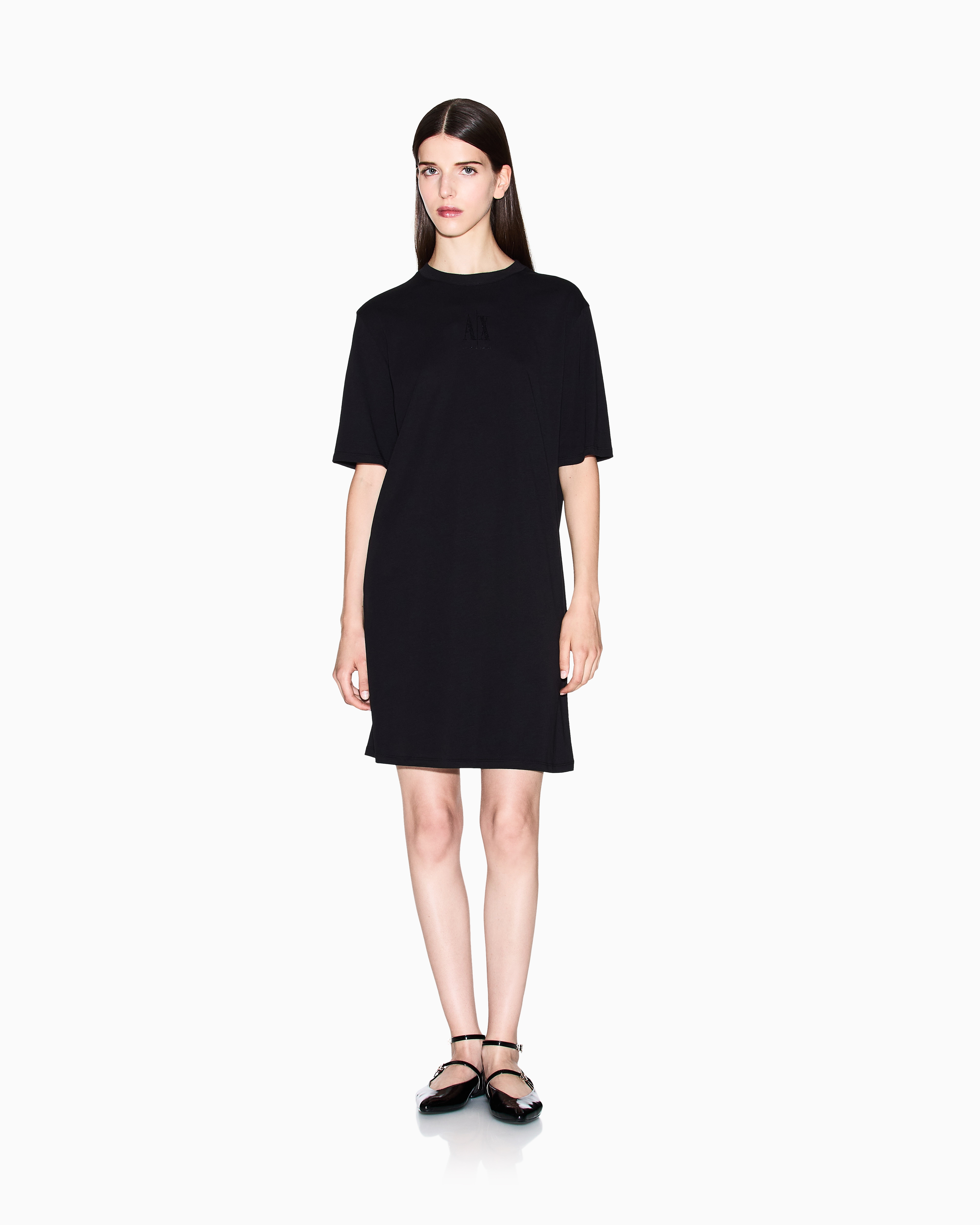 Armani Exchange - Short Dresses, Woman, Black, Size: