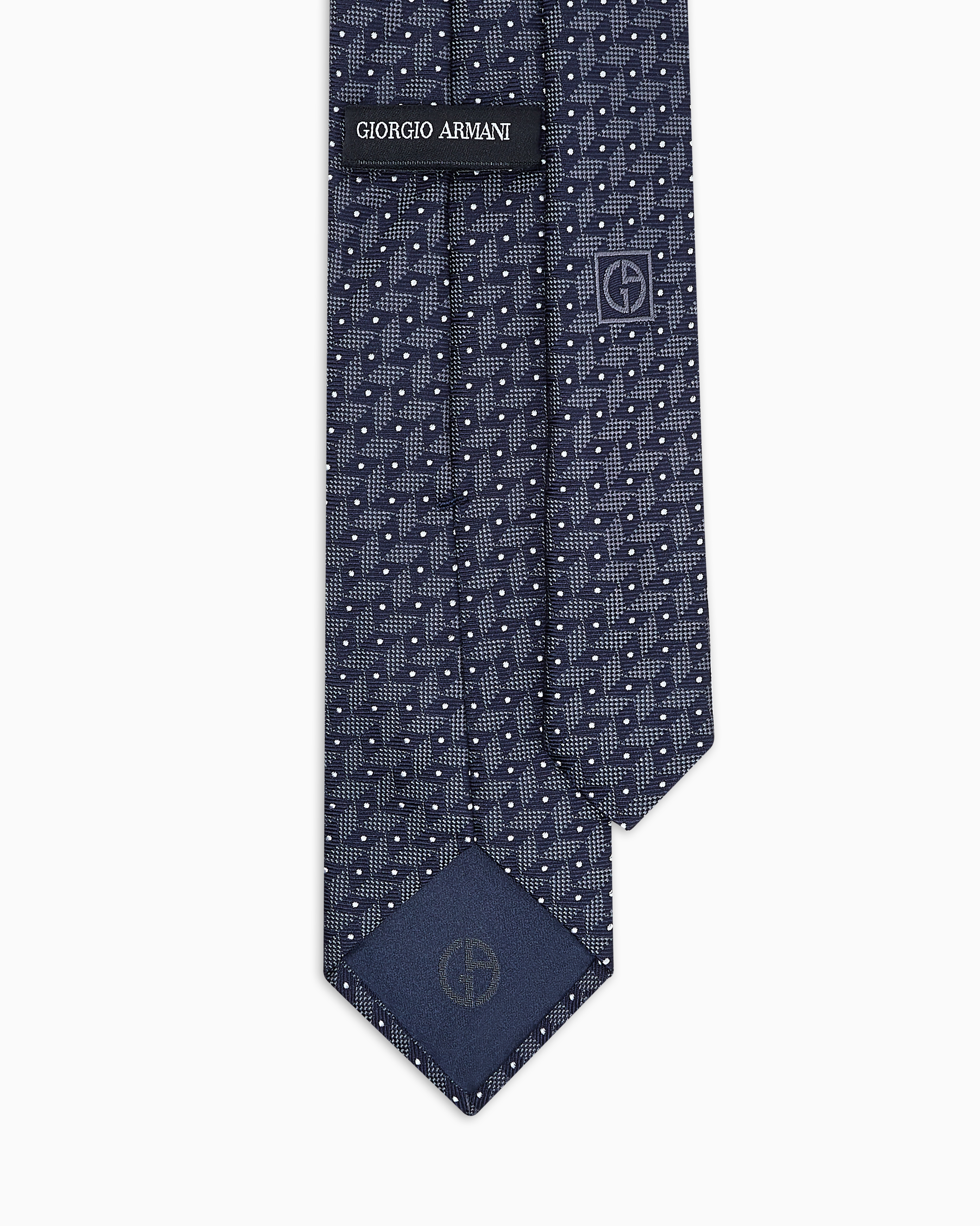 Giorgio Armani ダークブルー シルクネクタイ GIORGIO ARMANI ネクタイ ジョルジオアルマーニ ブランド シルク