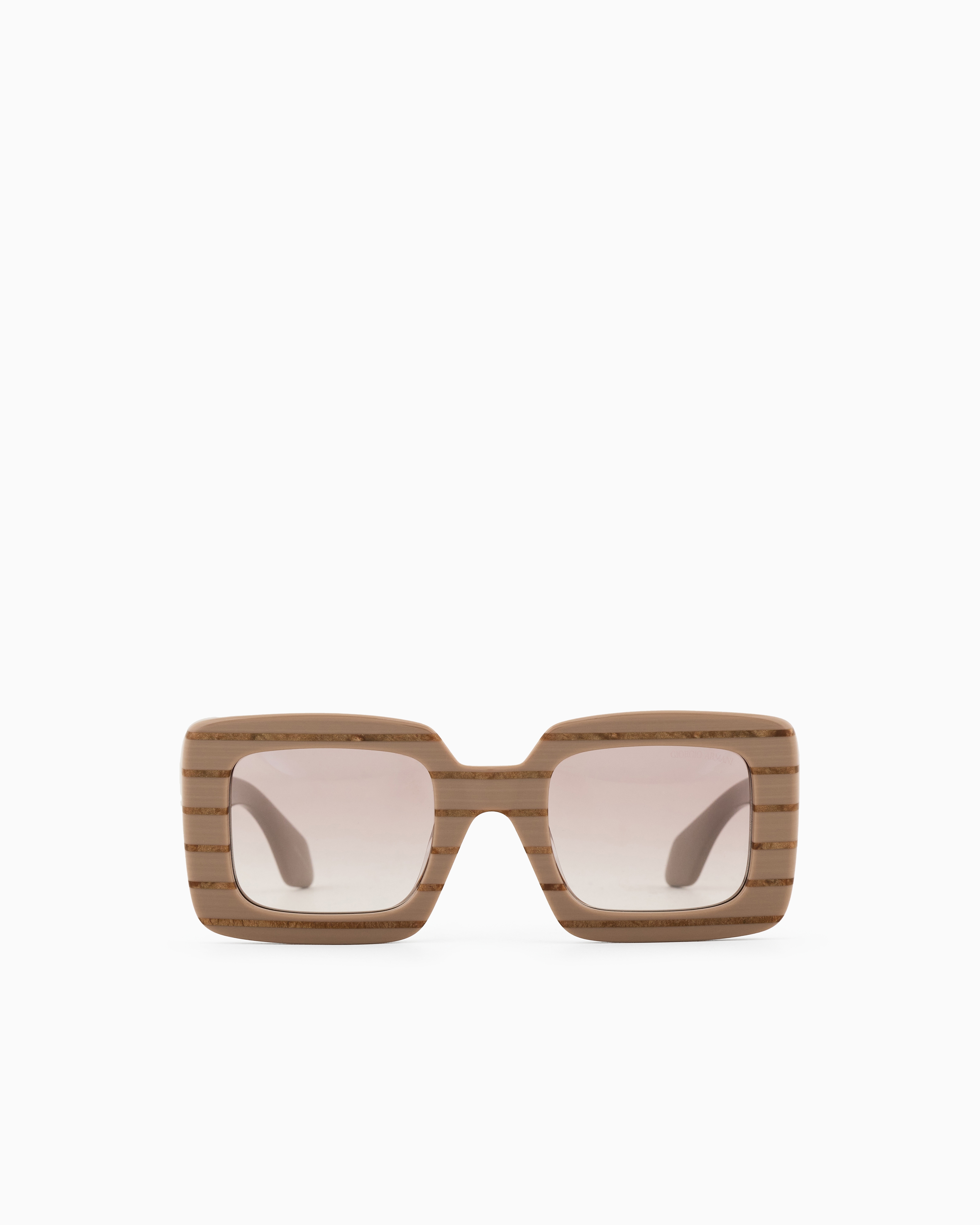 Giorgio Armani Lunettes De Soleil In Brown