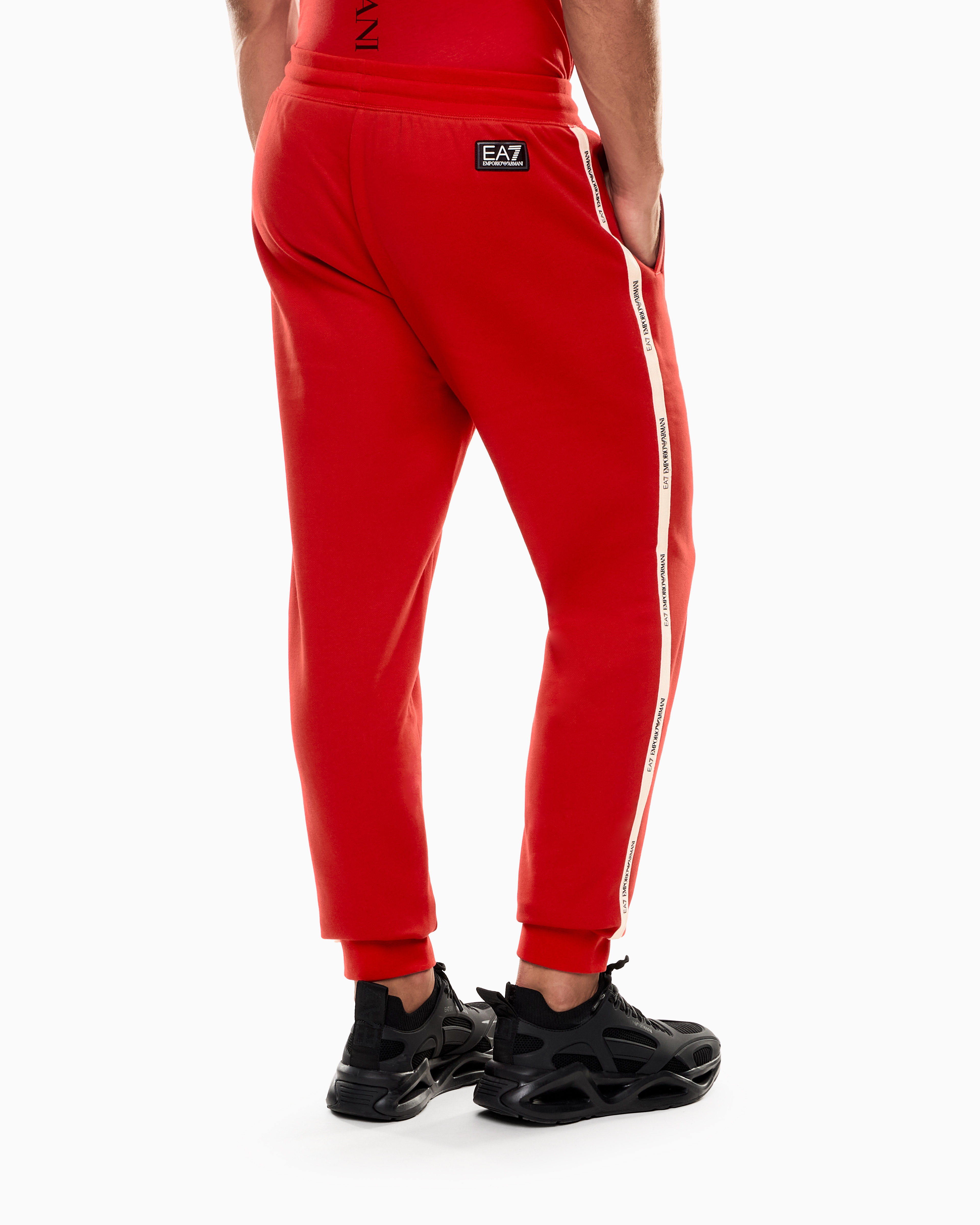 Logo Series cotton-blend joggers | EA7