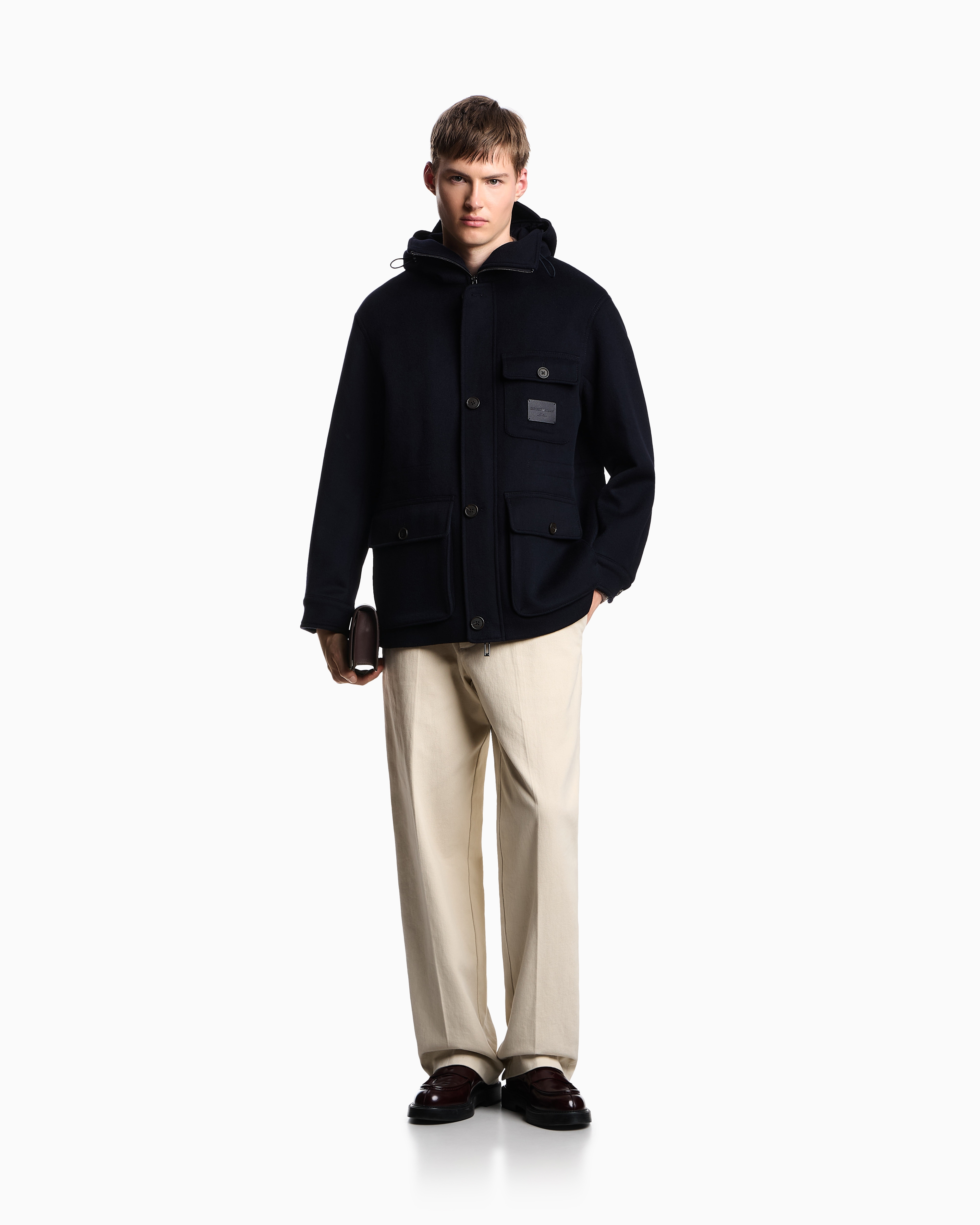 EMPORIO ARMANI ロングミリタリーコート フード付き 8N1BN4_1NHQZ_F052_E_FW2025.jpg