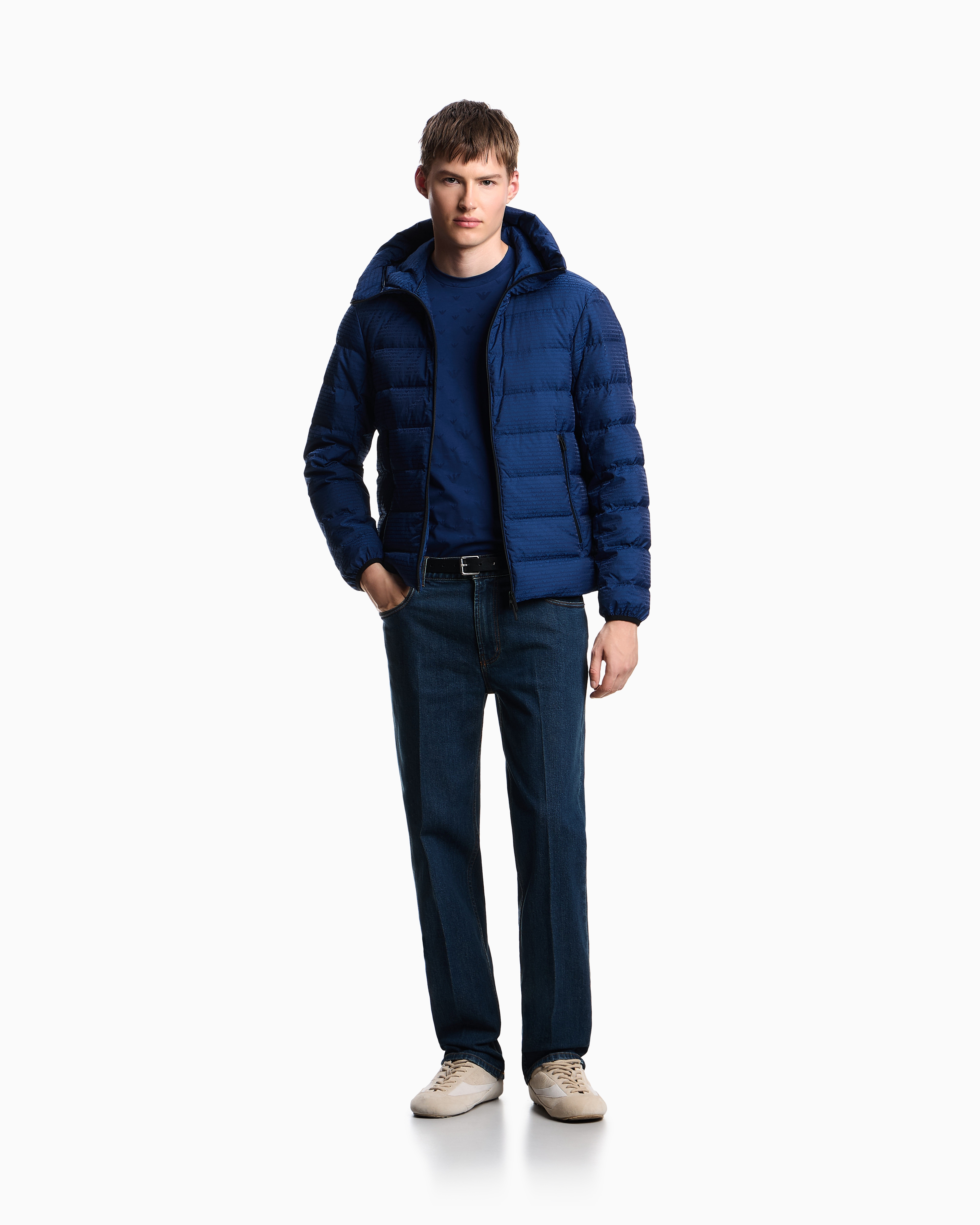 ARMANI JEANS ダークグ紺ジャケット XL ARMANI JEANS ダークグ紺