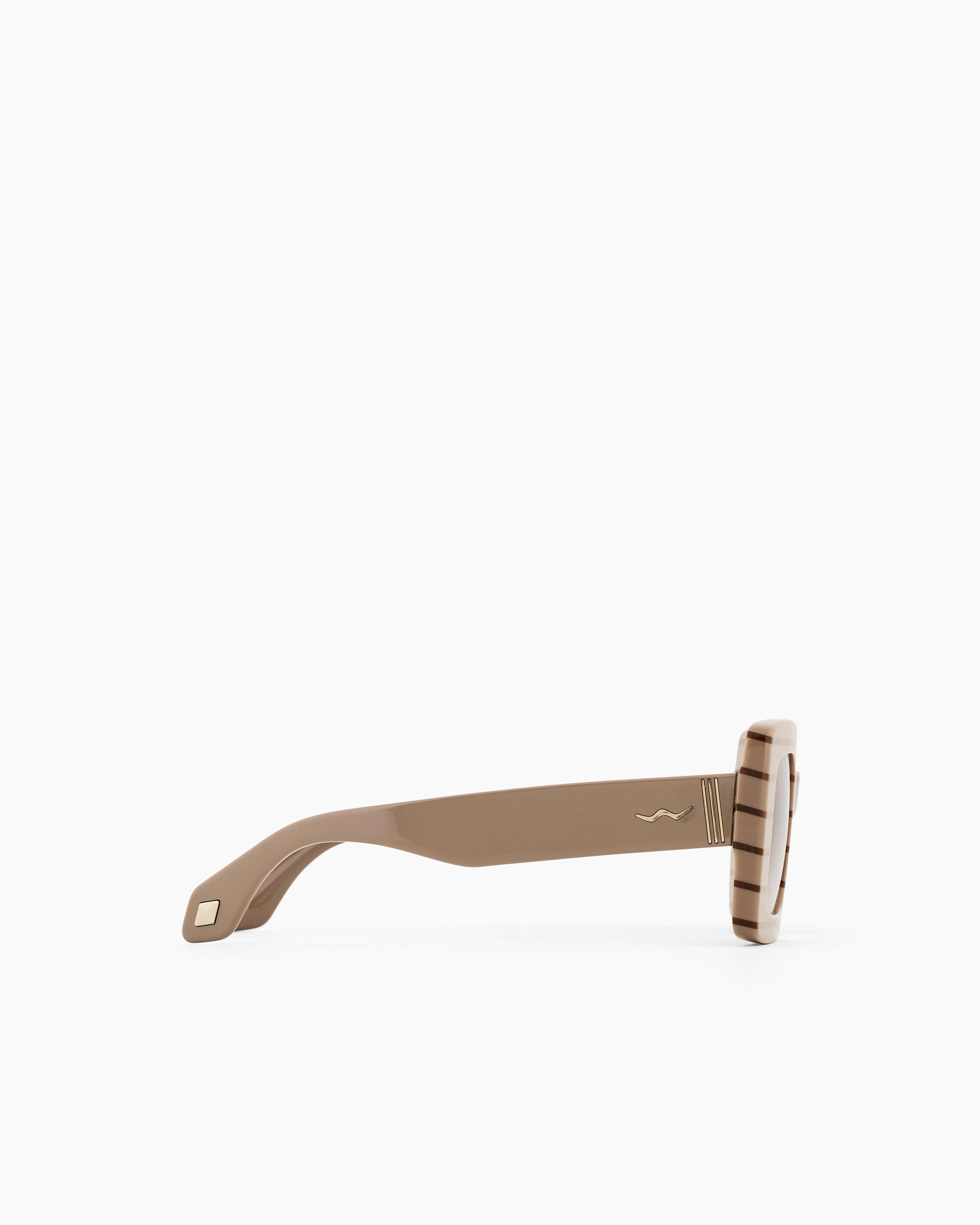 Giorgio Armani Lunettes De Soleil In Brown
