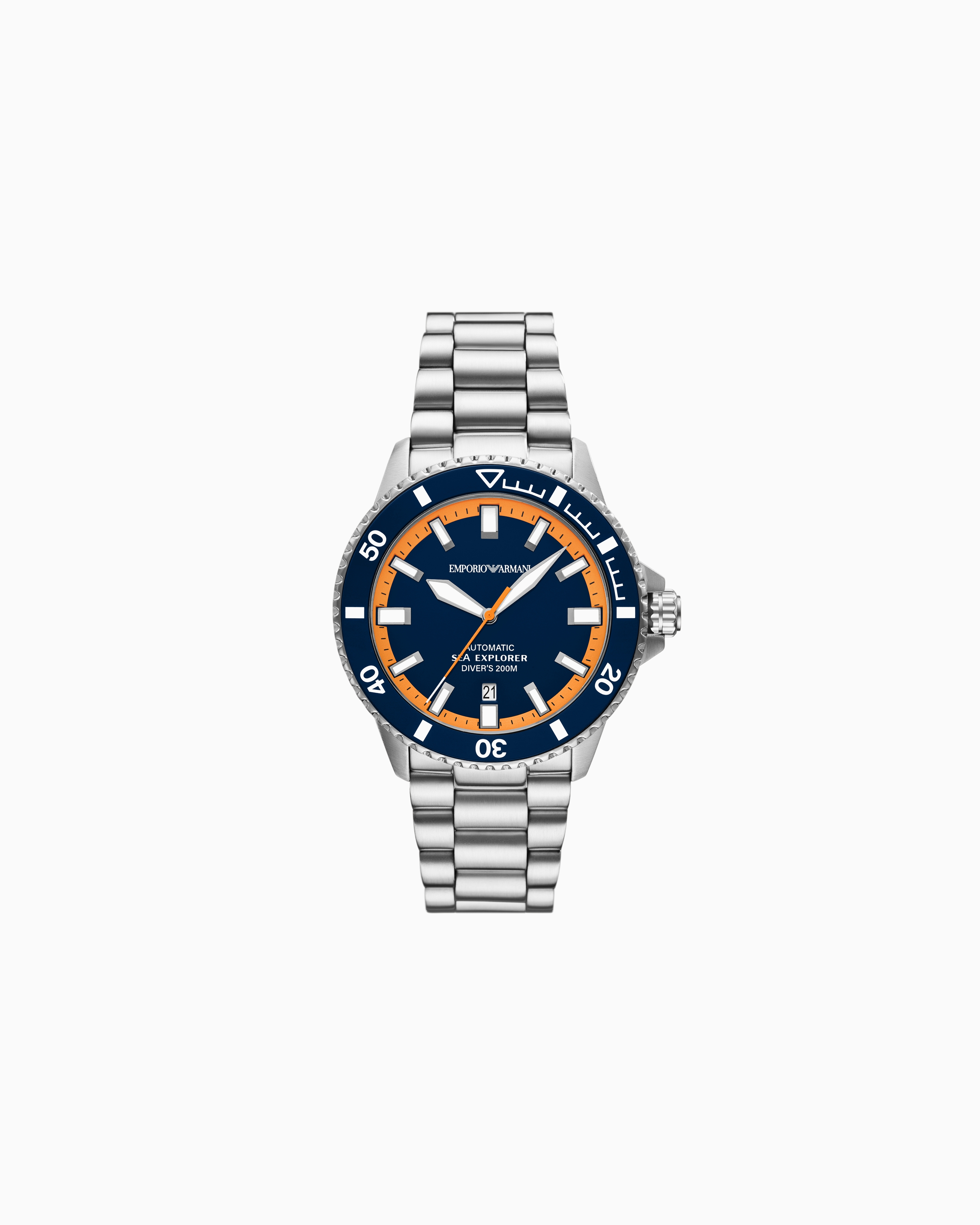 Emporio Armani - Steel Strap Watches, Man, Multicoloured, Size: TU
