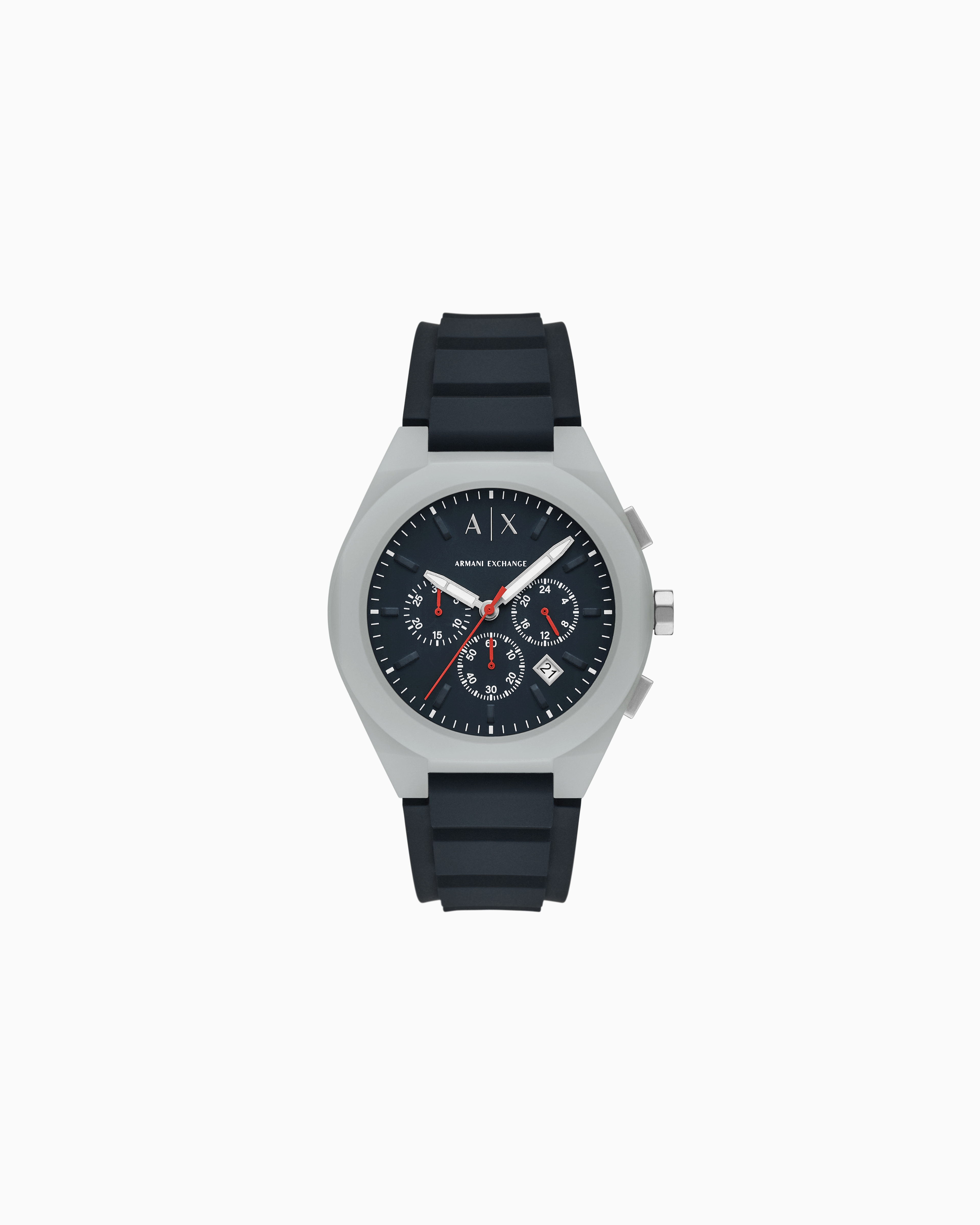 Armani Exchange Montres À Bracelet En Acier In Black