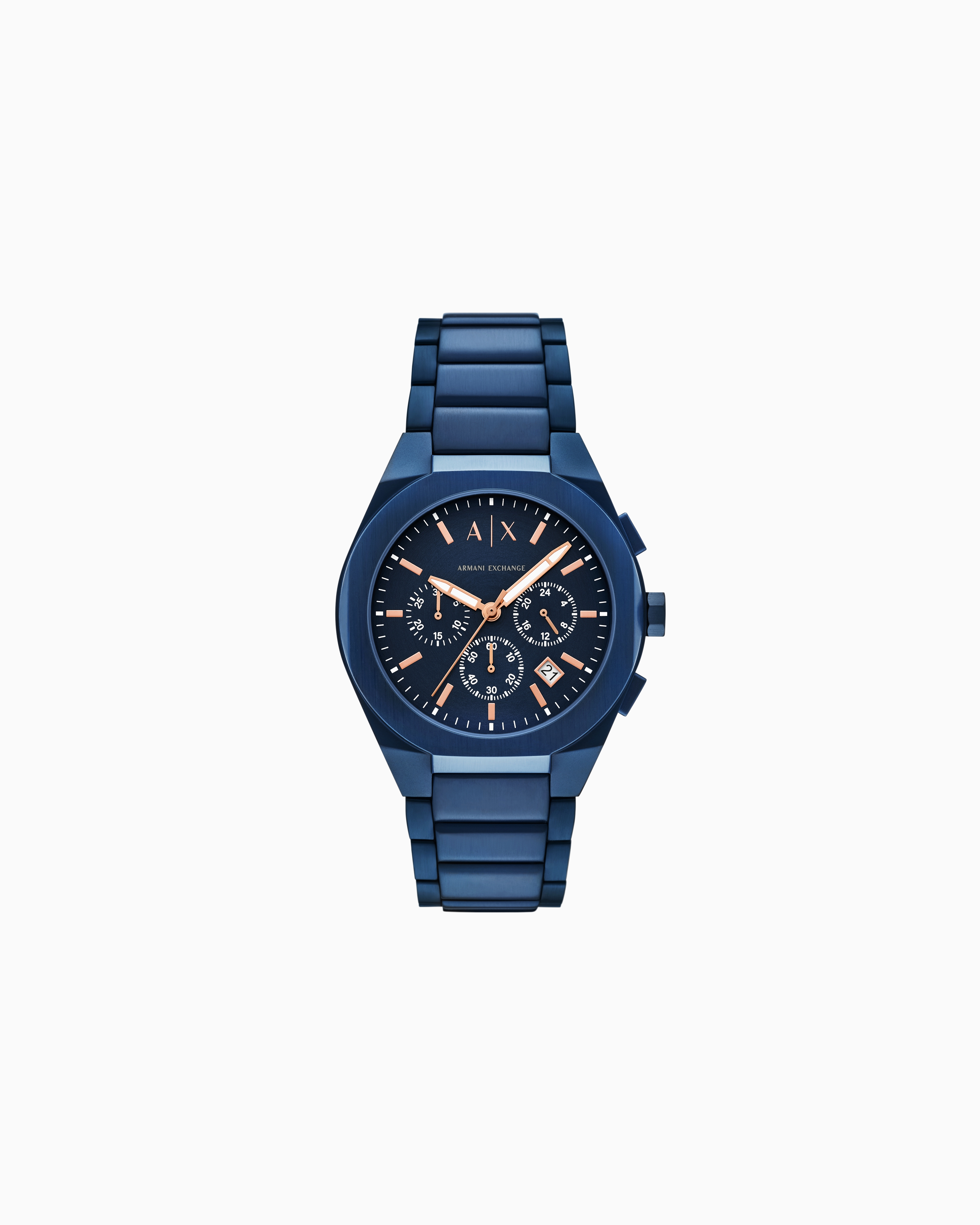 Armani Exchange - Steel Strap Watches, Man, Multicoloured, Size: TU