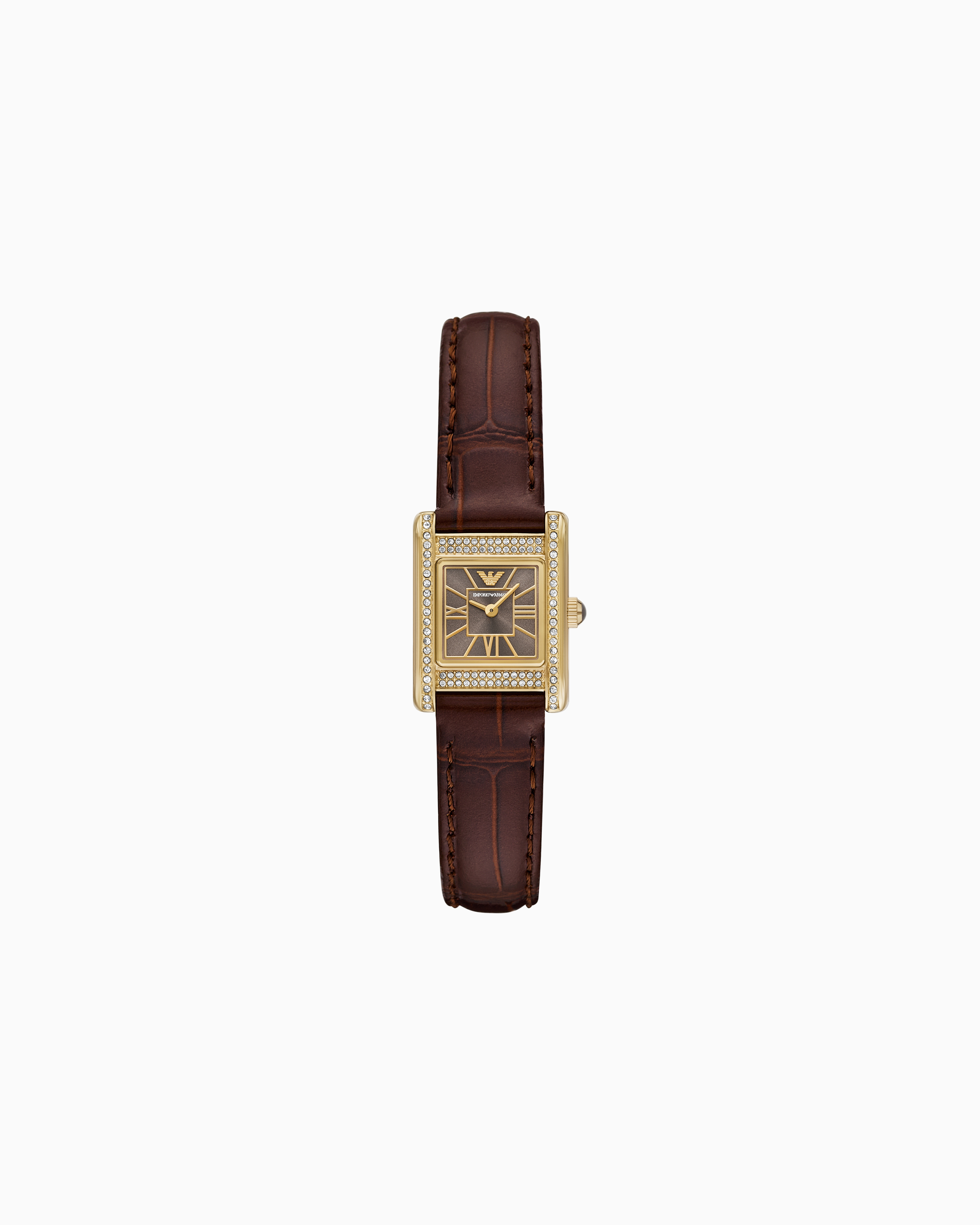 Emporio Armani Montres À Bracelet En Acier In Gold