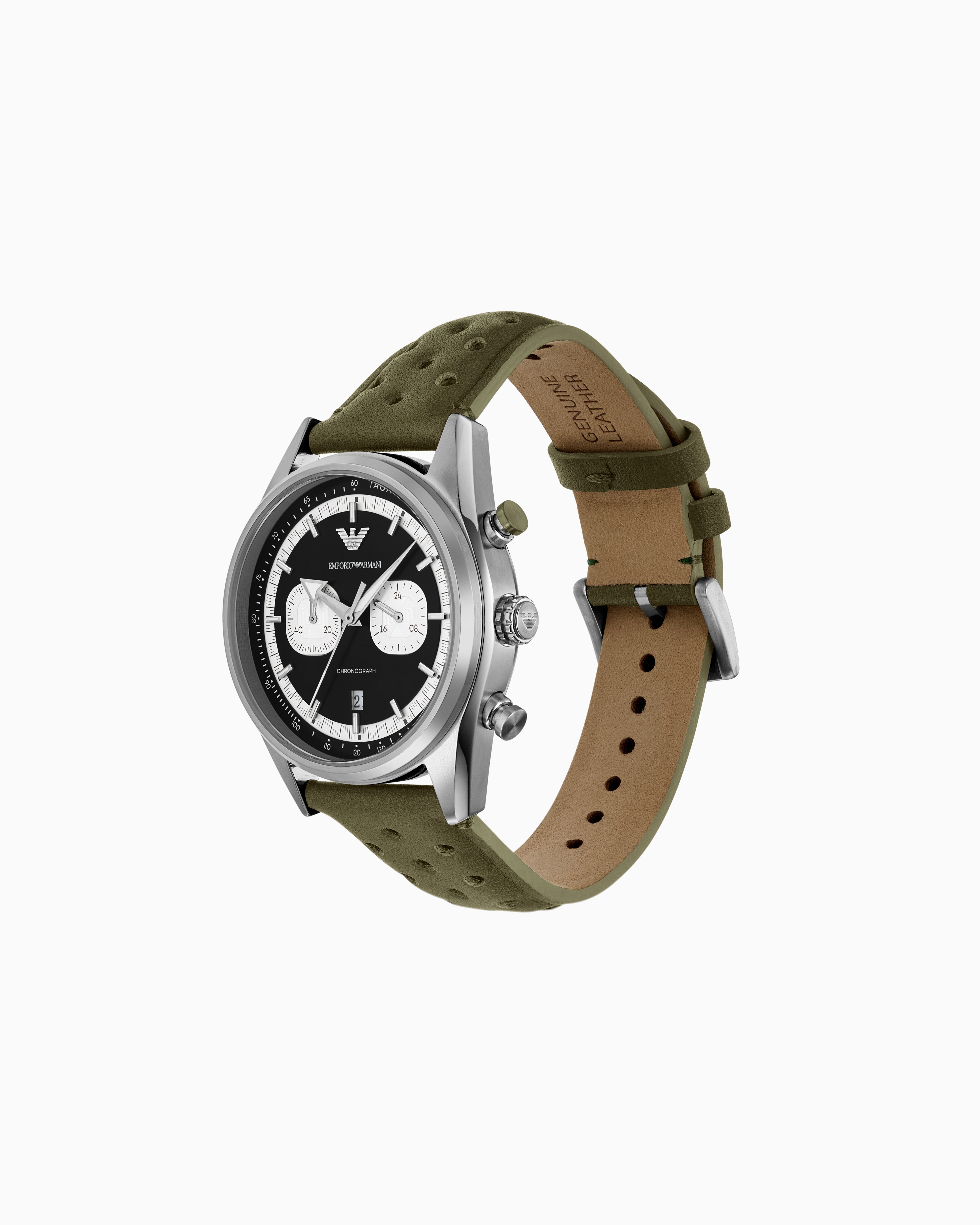 Emporio Armani ブラック クロノグラフ 腕時計 電池切れ】EMPORIO ARMANI ブラック クロノグラフ腕時計 - メルカリ