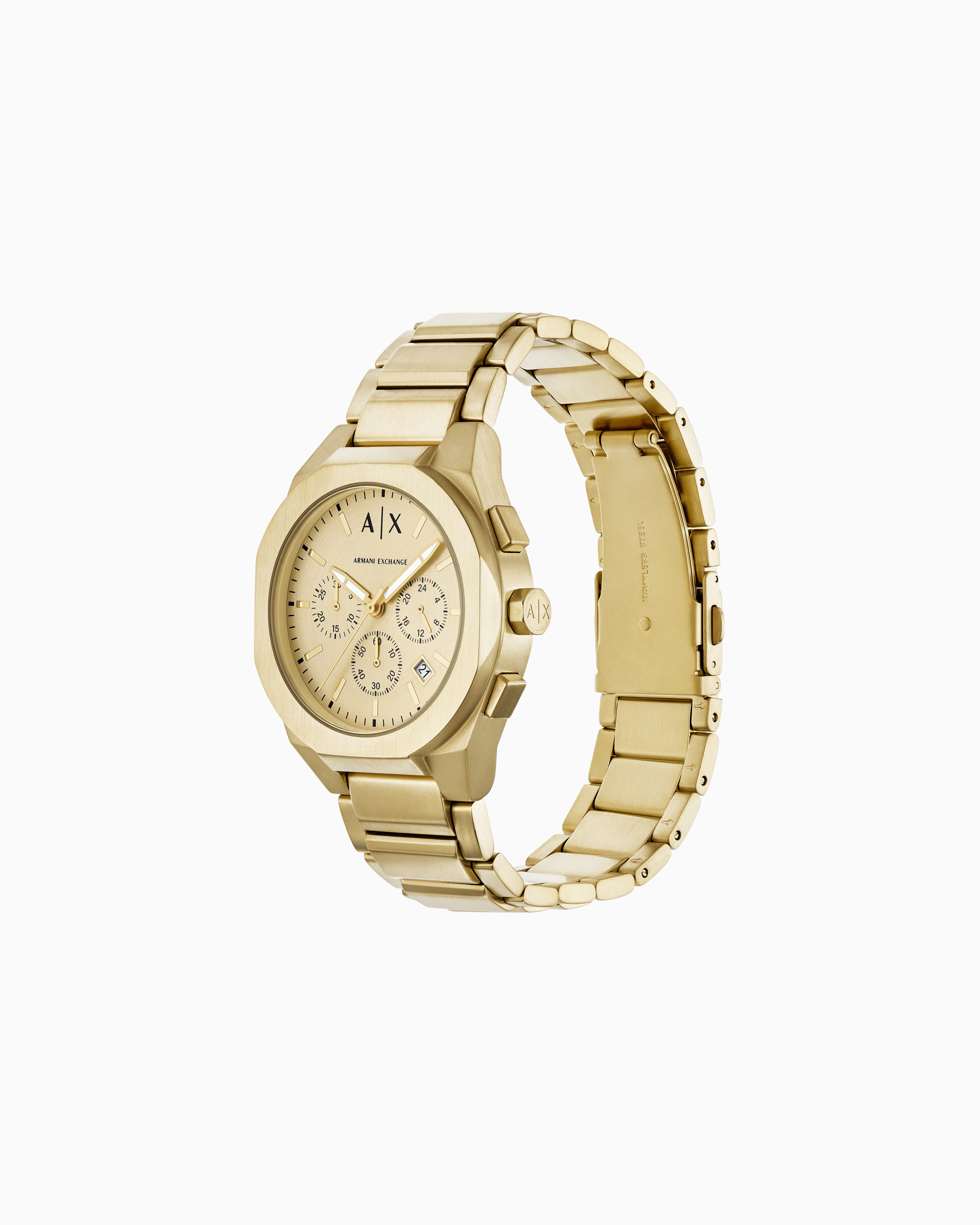 Armani Exchange - Steel Strap Watches, Man, Multicoloured, Size: TU