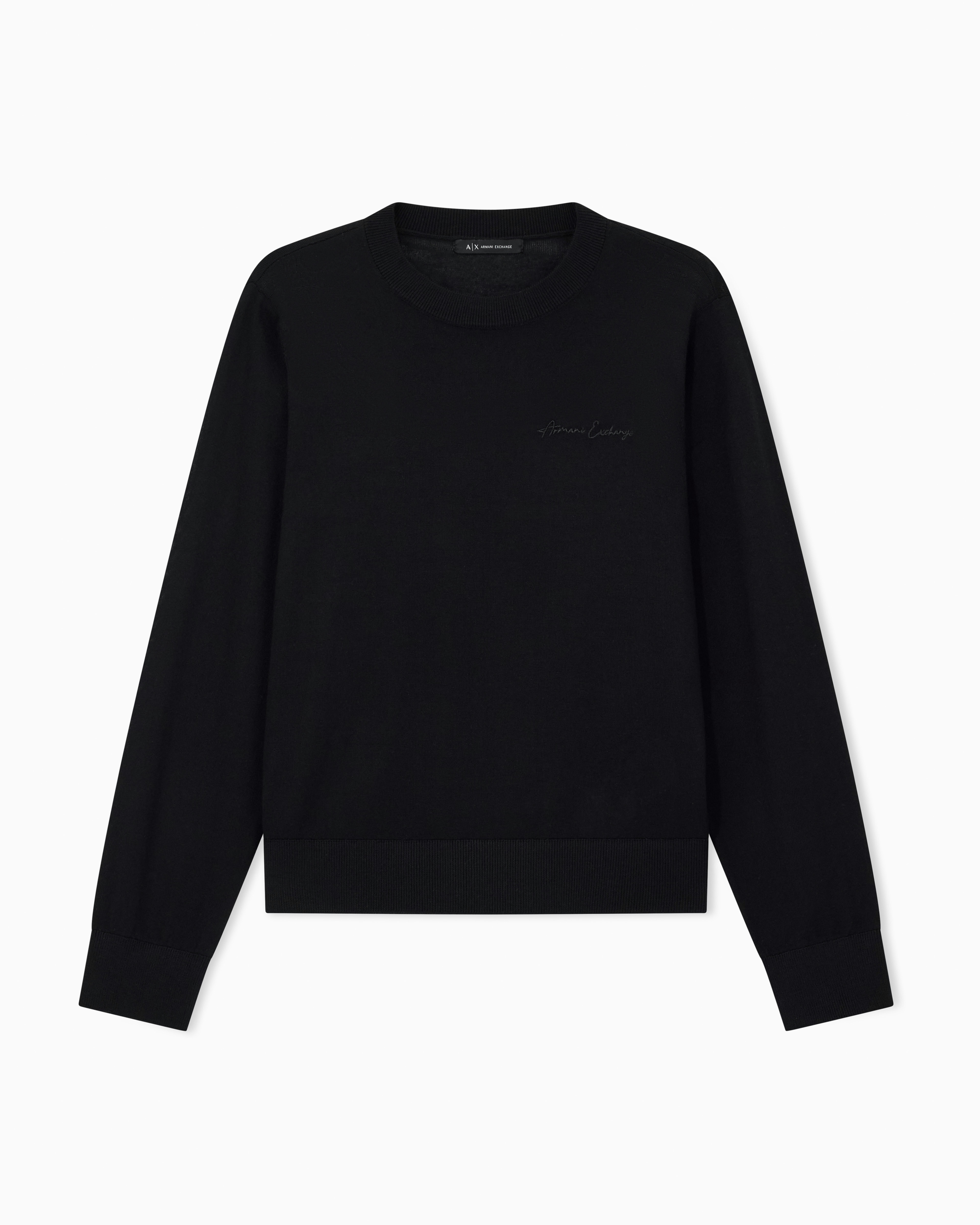 Armani Exchange - Jumpers, Woman, Black, Size: