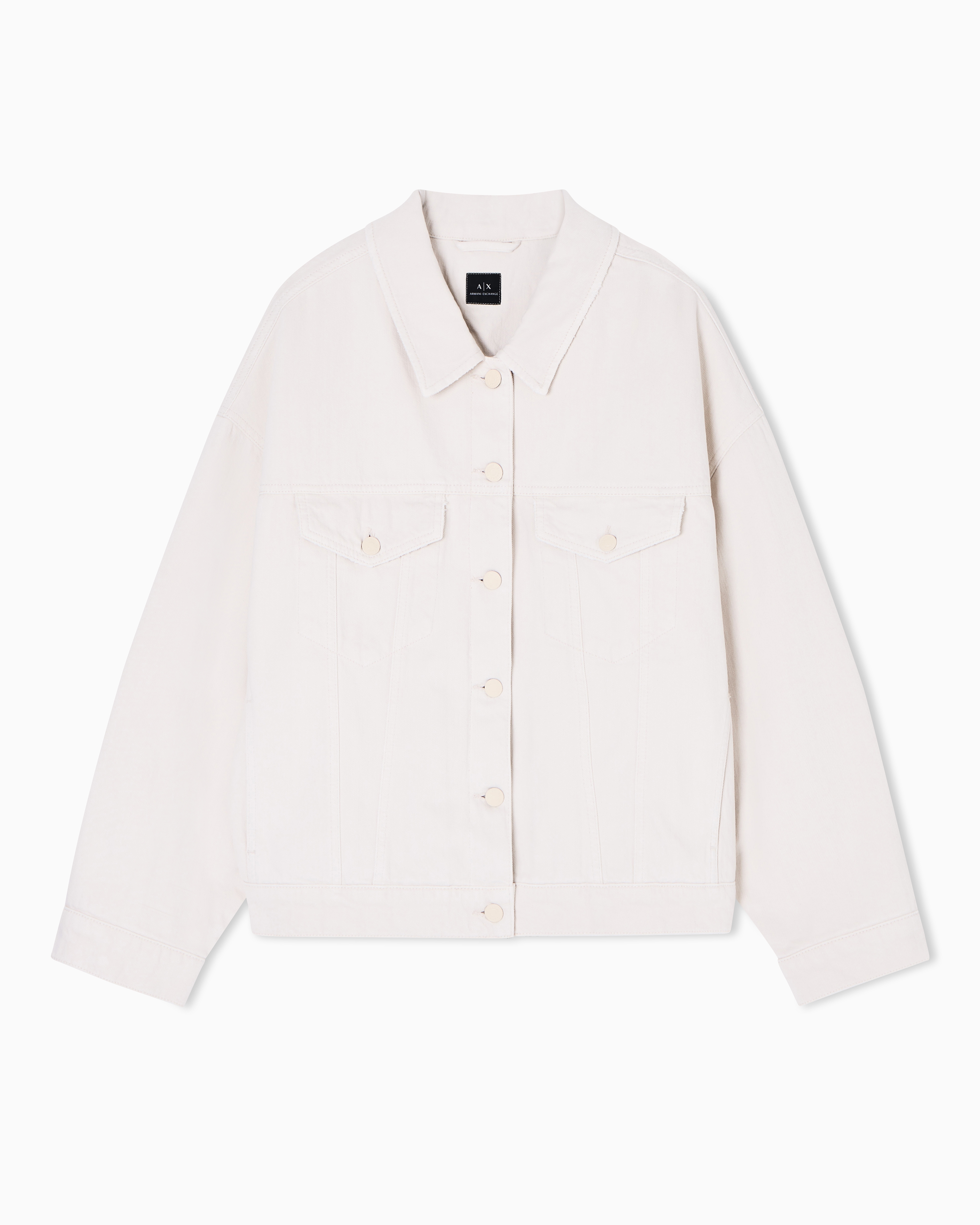 Armani Exchange - Denim Jackets, Woman, Camel, Size: