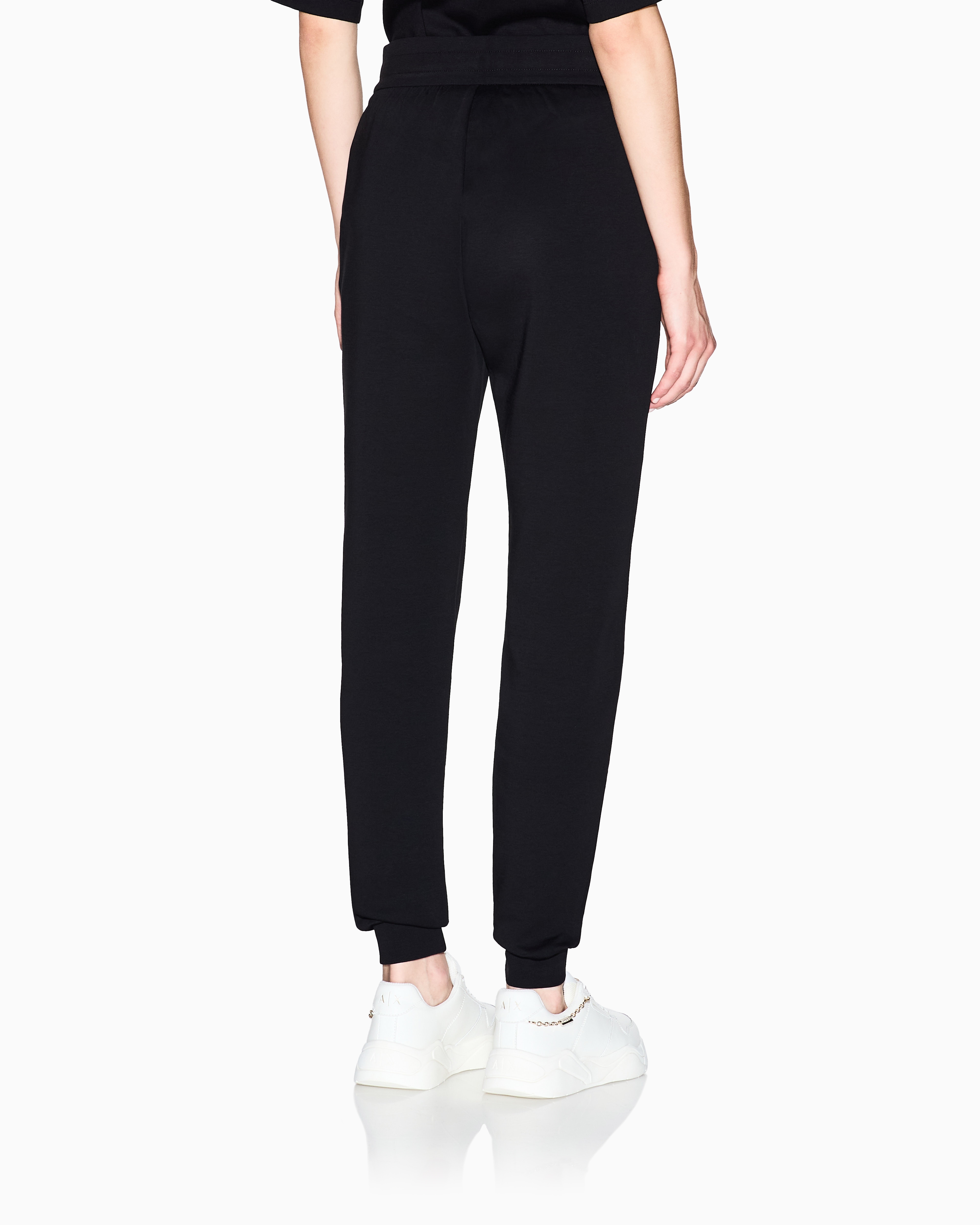 Armani Exchange - Icon Jogger Pants, Woman, Black, Size: