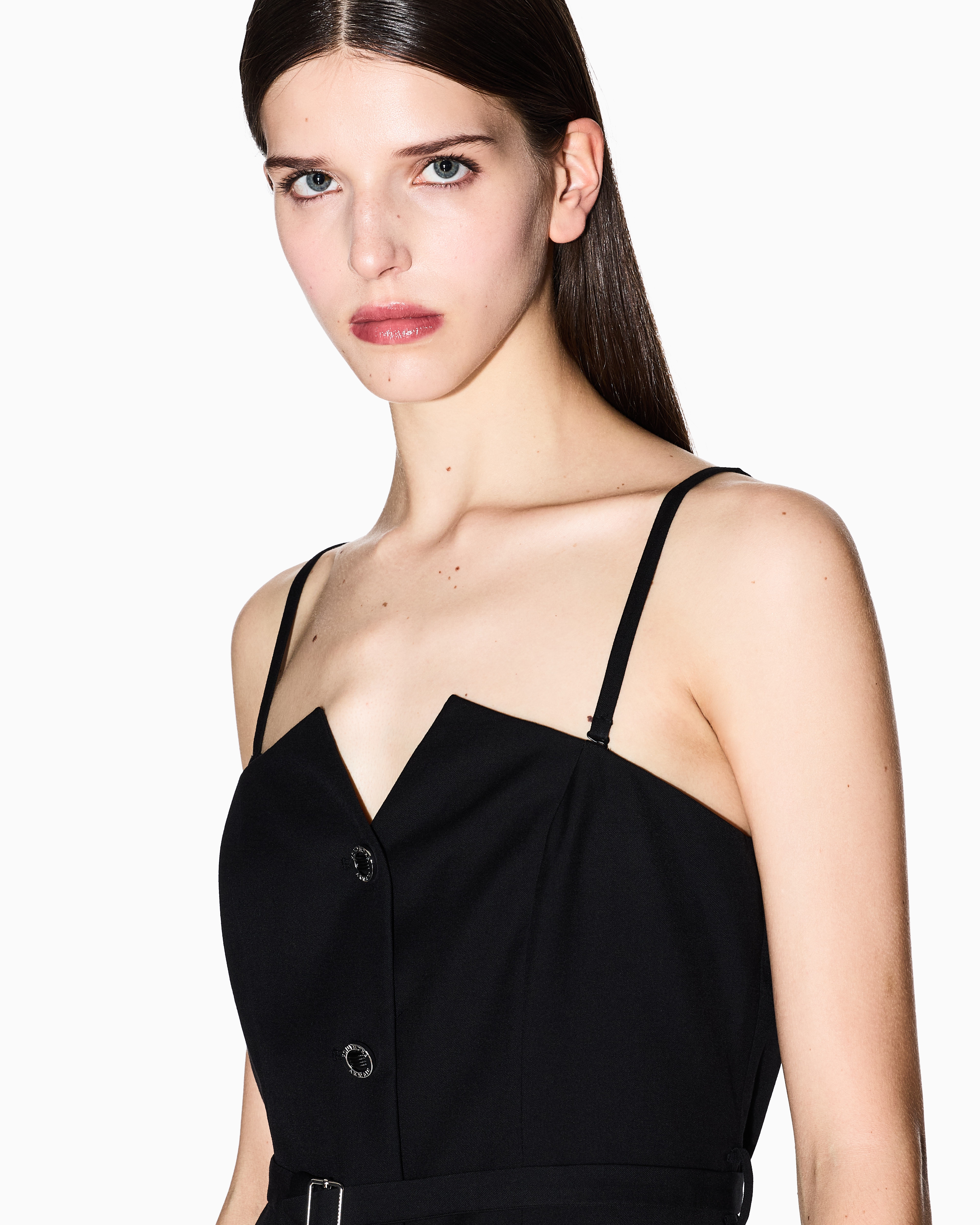 ワンピース ARMANI EXCHANGE Woman Dress Black XW000378AF10354 UC001 Long Dresses | Armani Exchange