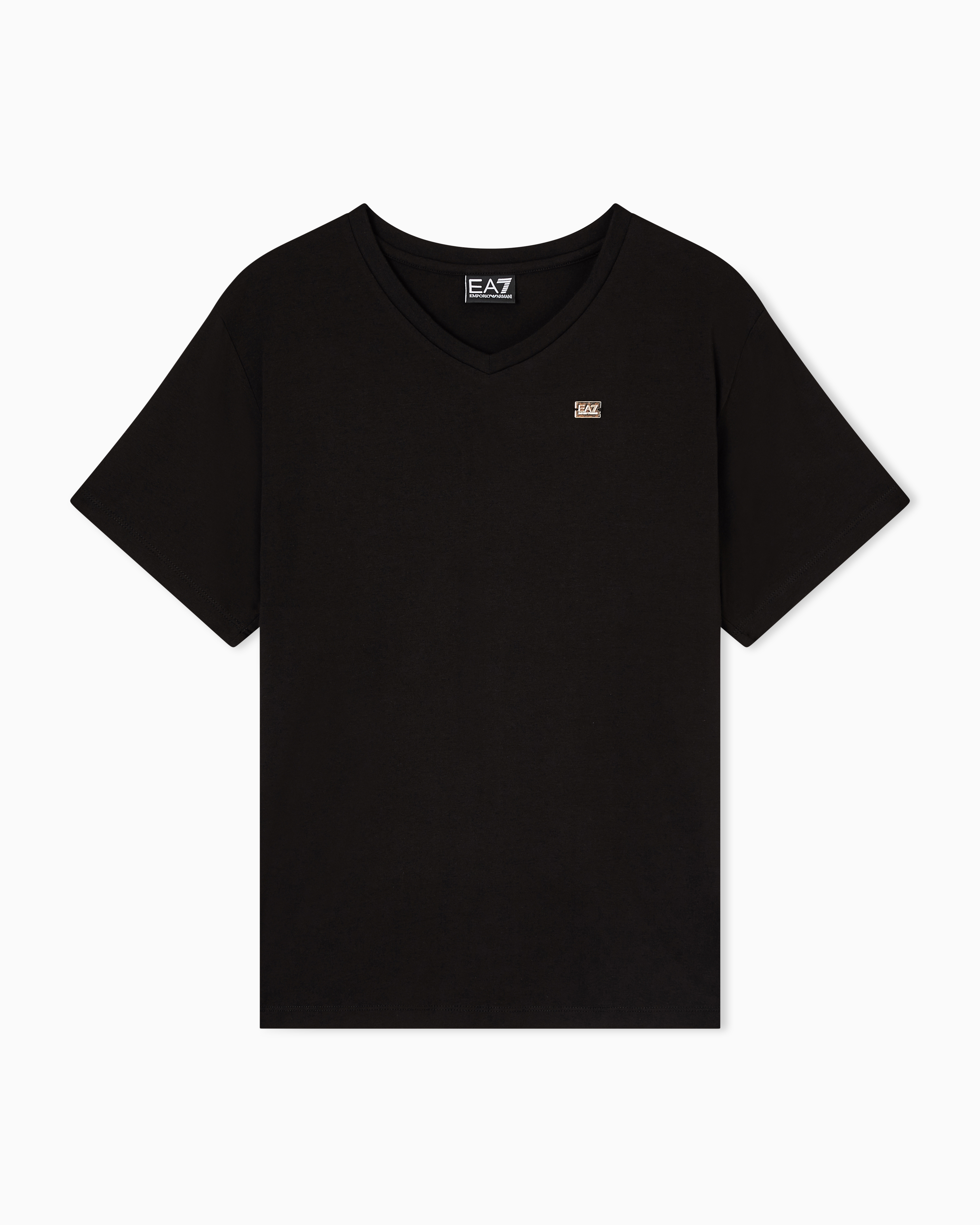 tシャツ 「エンポリオ アルマーニ EA7」Core Lady Tシャツ ストレッチコットン レディース Core Lady VネックTシャツ ストレッチコットンジャージー | EA7