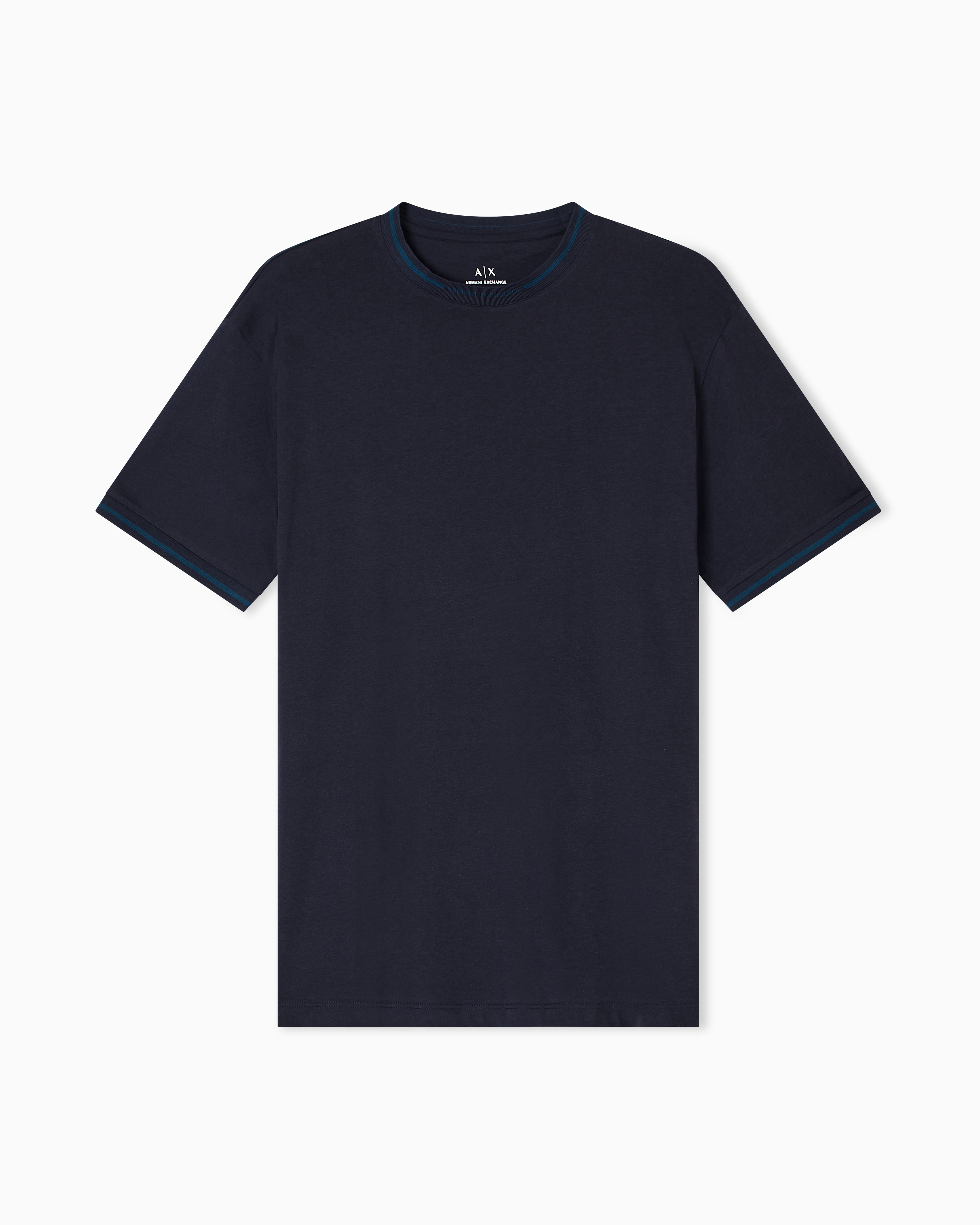 Armani Exchange - Regular Fit T-Shirts, Man, Navy Blue, Size: