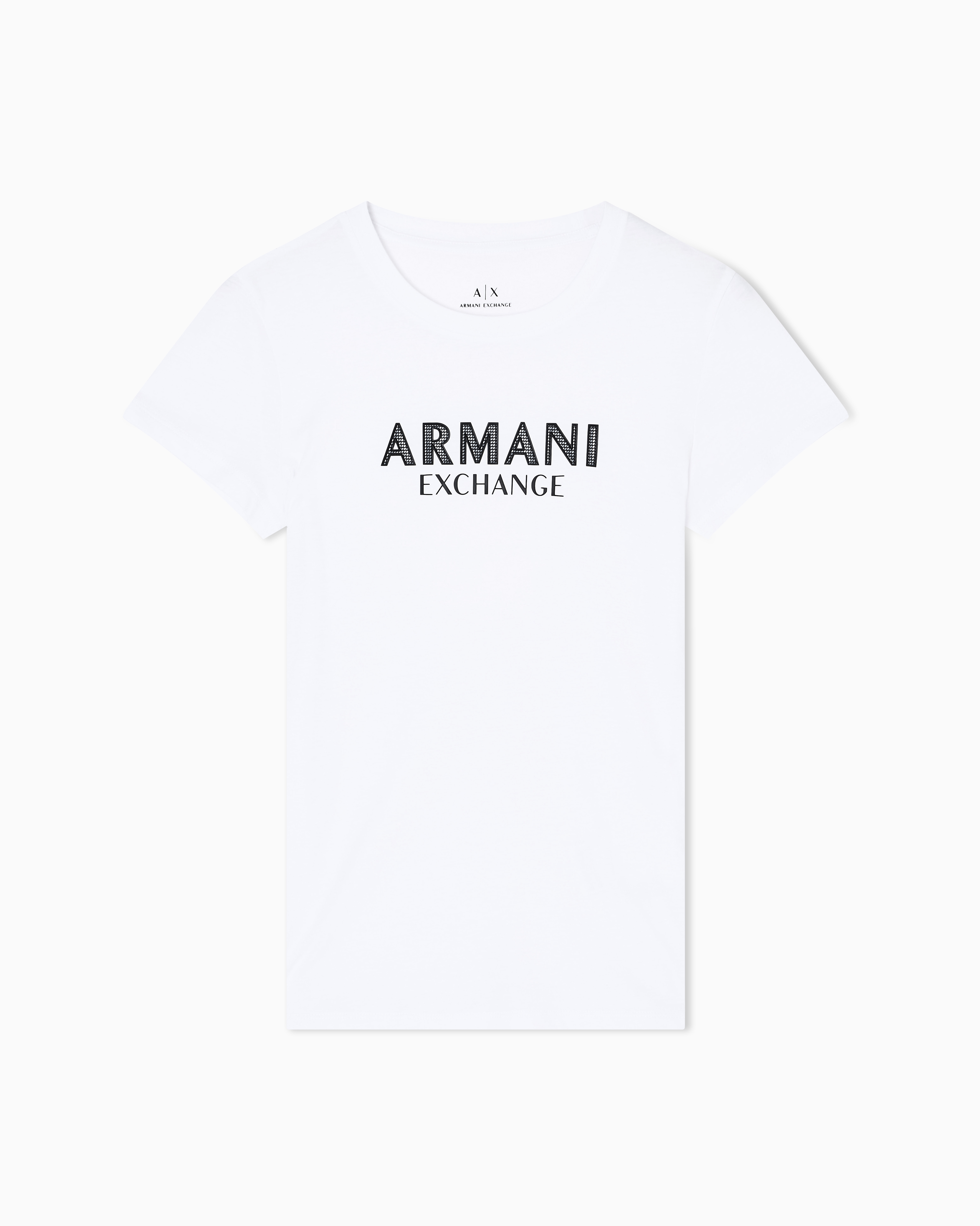 Armani Exchange Slim Fit T-shirts In White