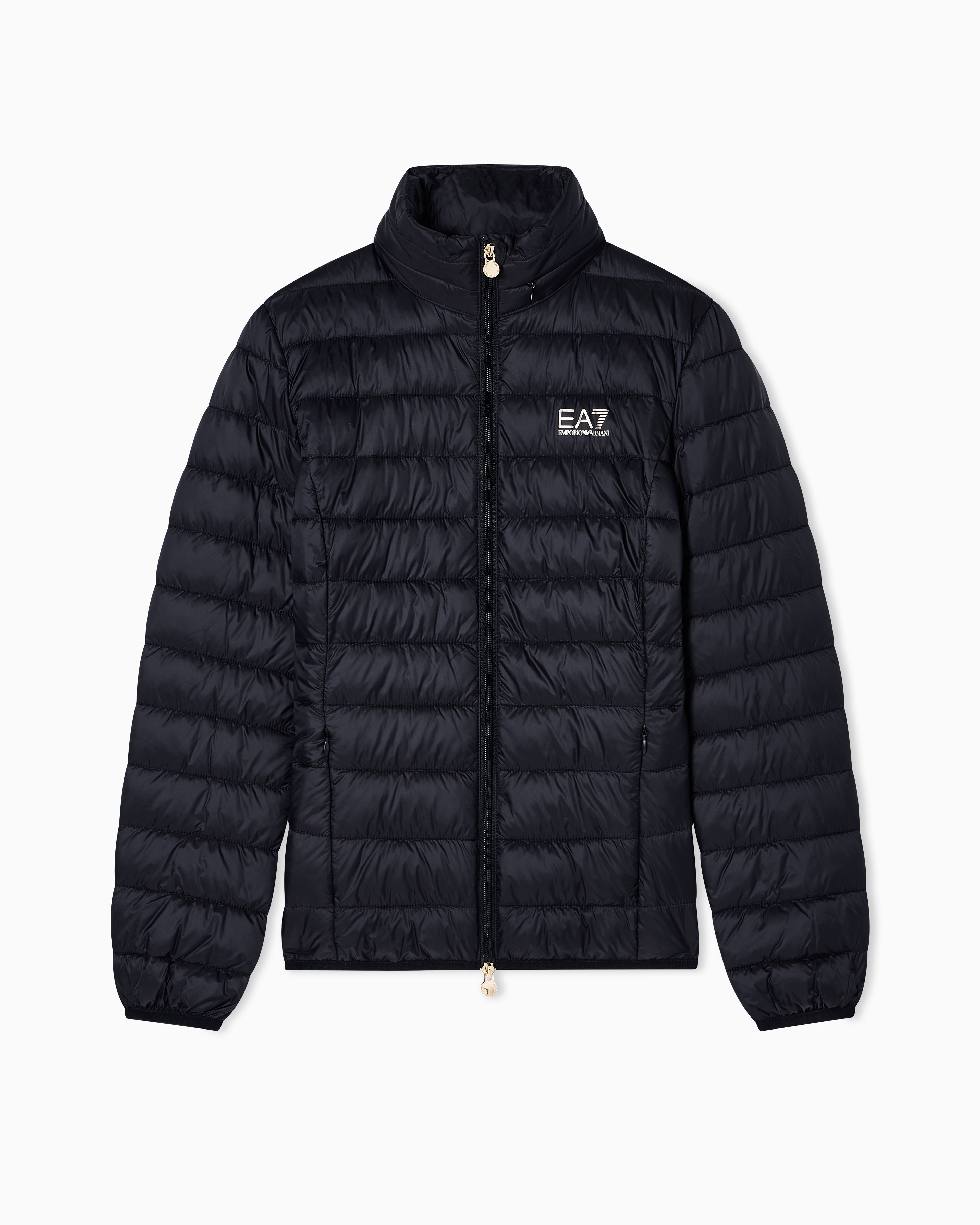 Ea7 Core Lady Lightly Padded Jacket In Nylon In Black