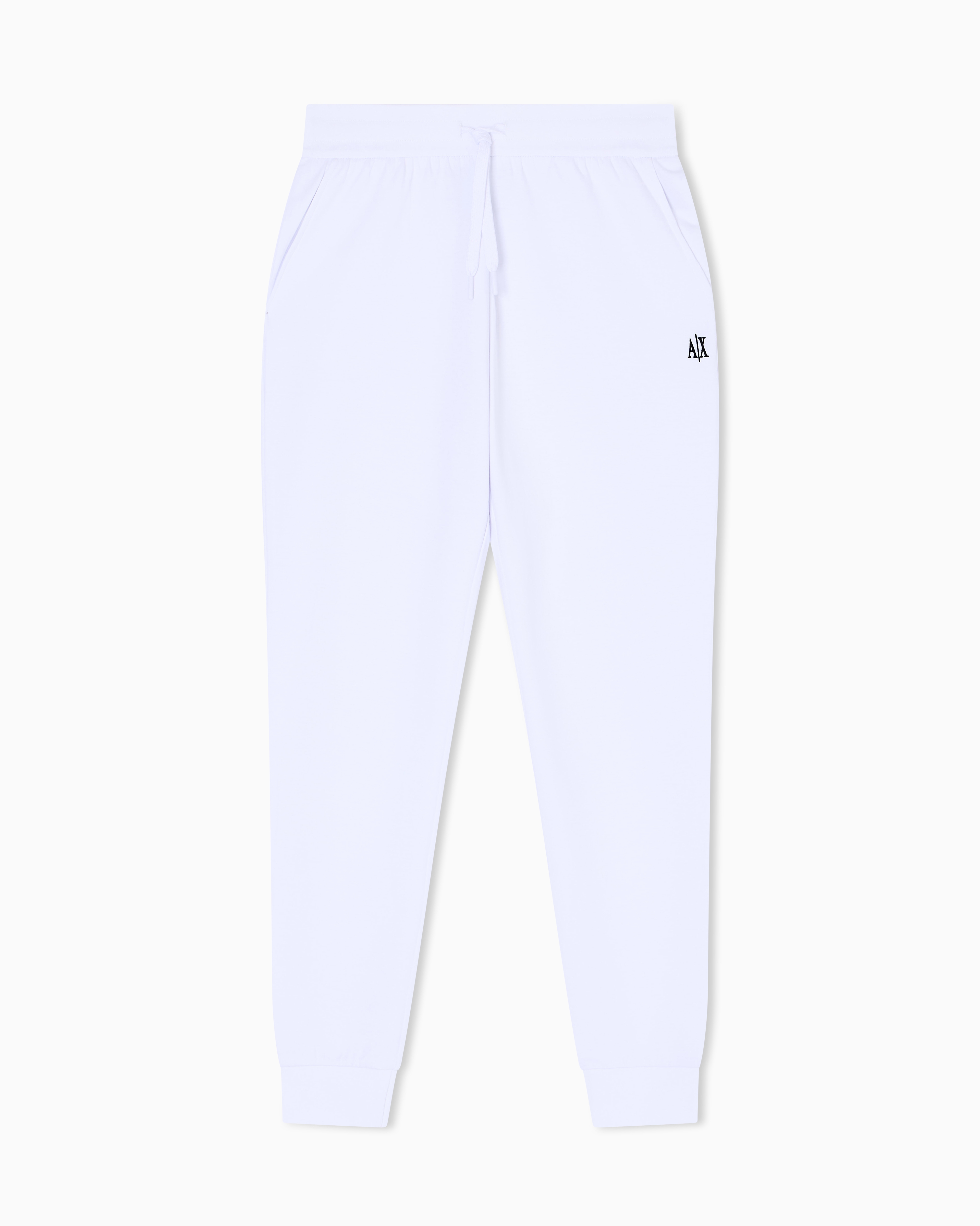 Armani Exchange - Icon Jogger Pants, Woman, White, Size: