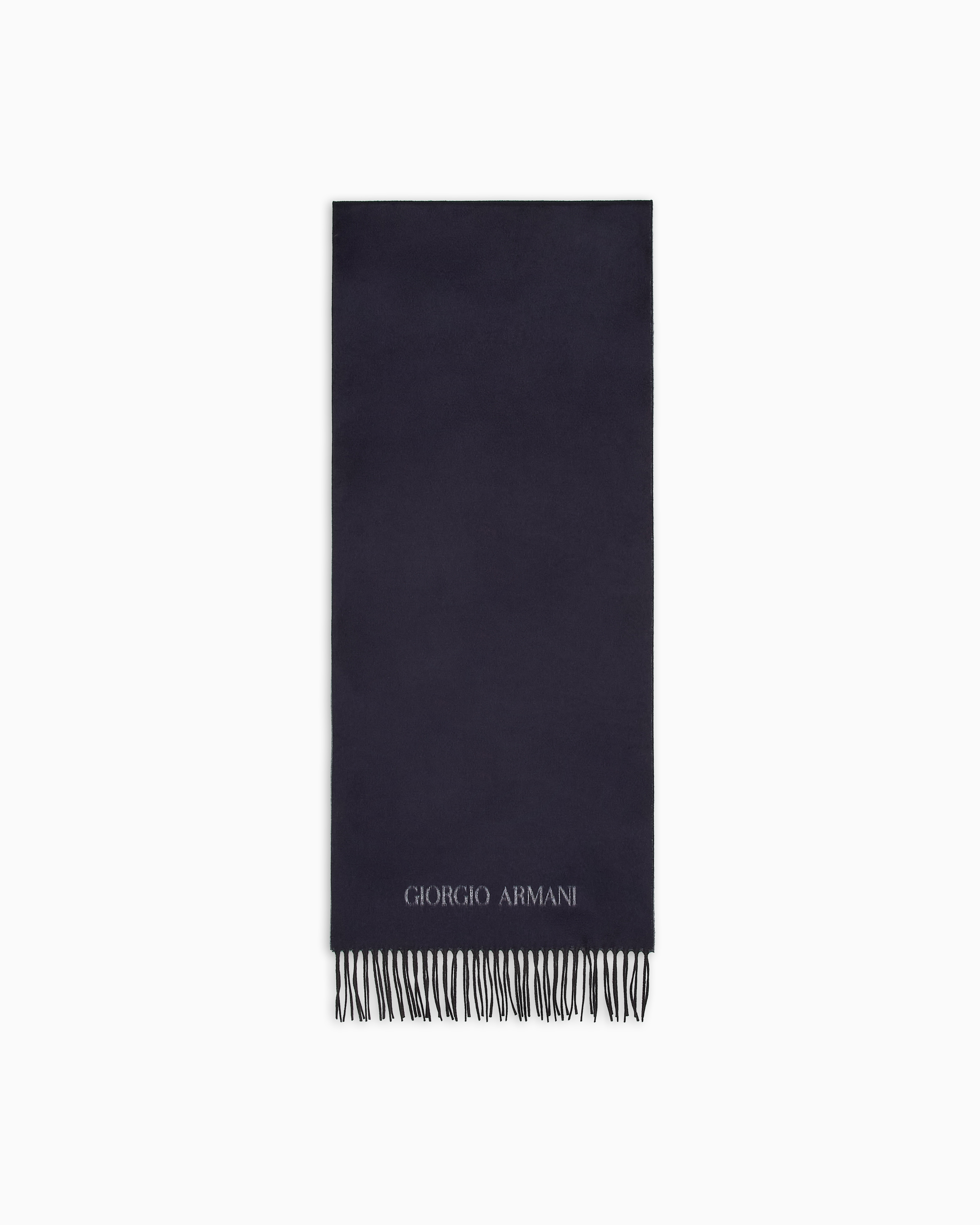 アクセサリーその他 GIORGIO ARMANI SILK AND CASHMERE SCARF WITH LOGO Silk and cashmere scarf | Giorgio Armani