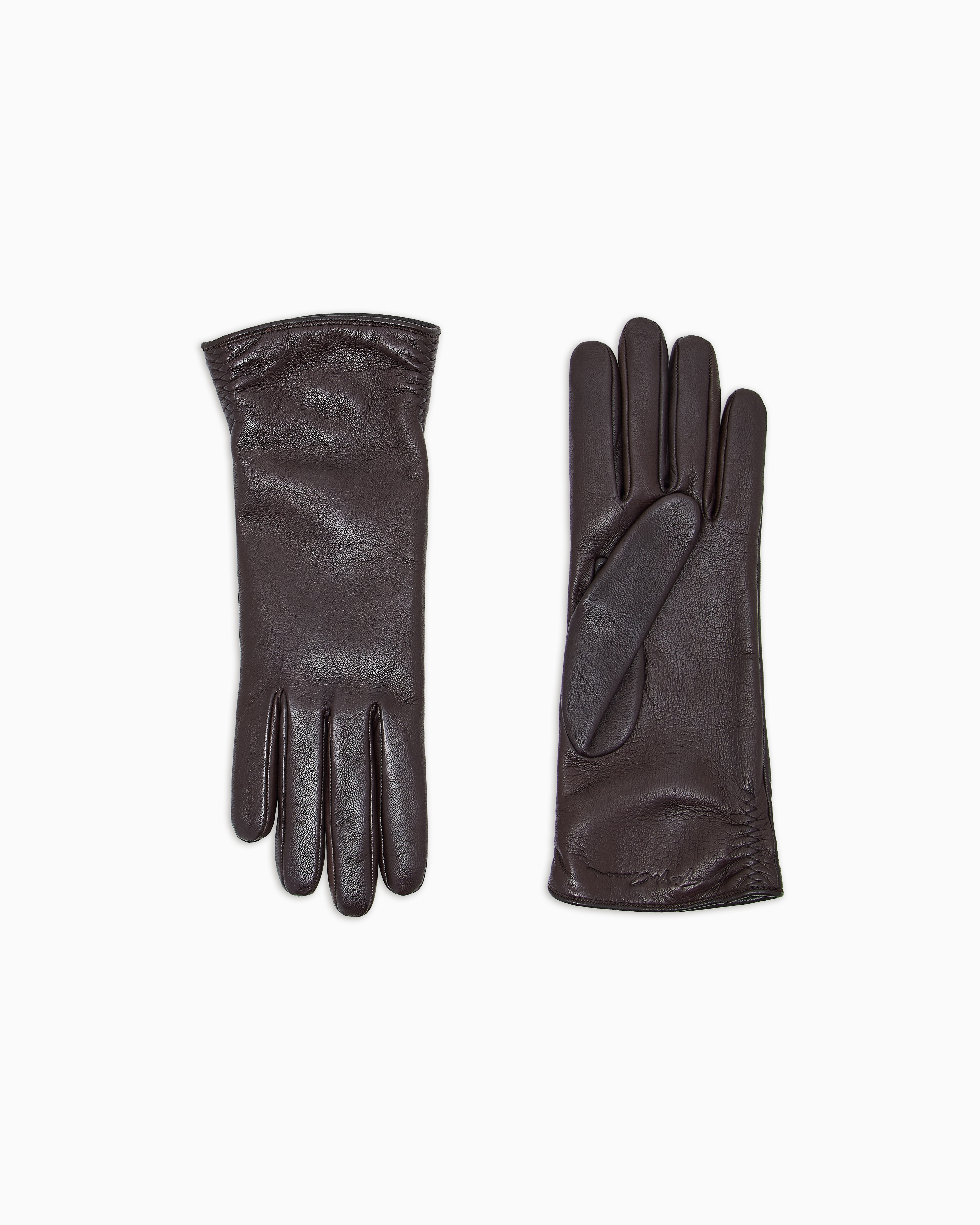 手袋 GIORGIO ARMANI FW25 GLOVE (GW001984 AF19169 U8130) Lambskin nappa leather gloves | Giorgio Armani