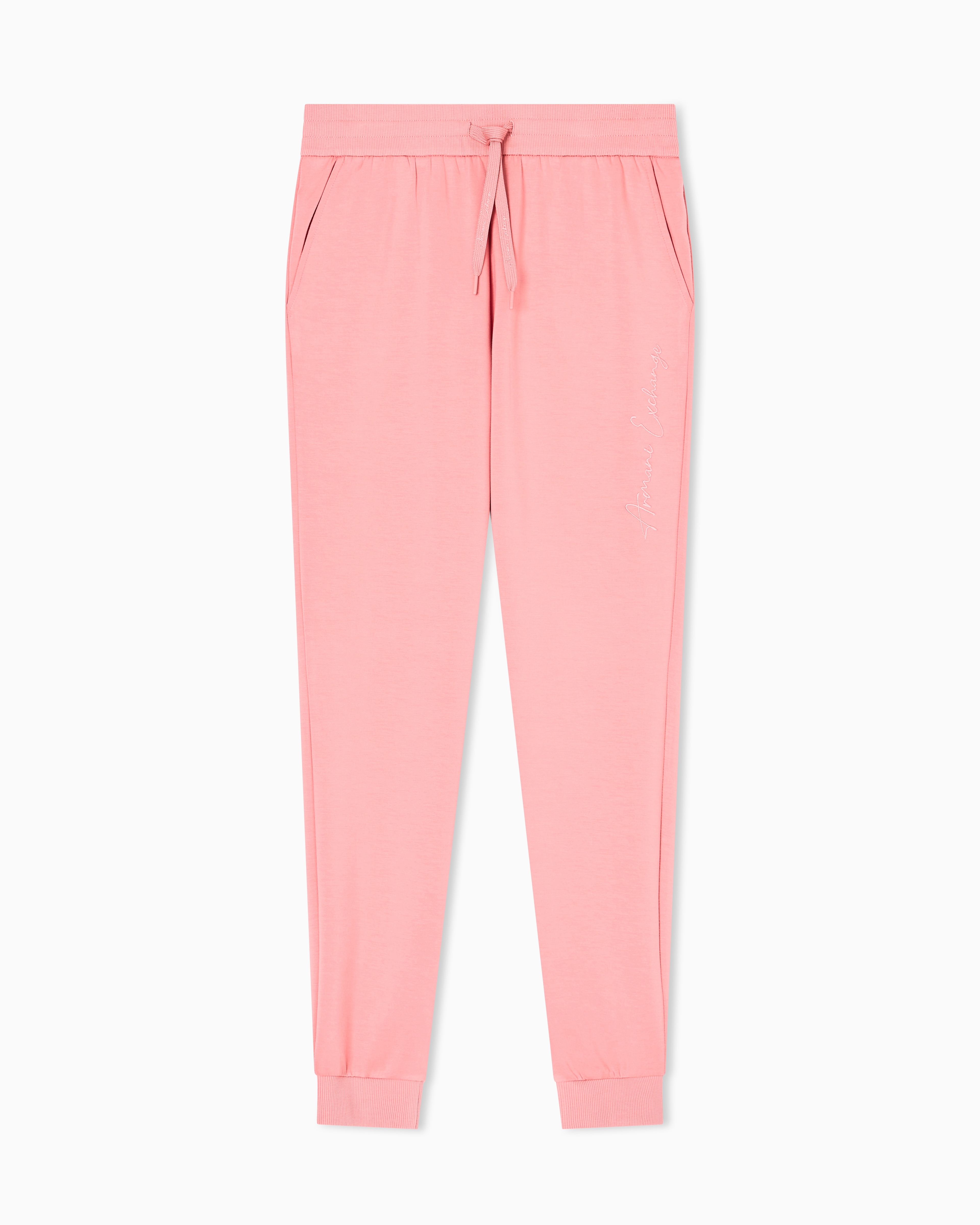 Armani Exchange Scuba Fabric Jogger Pants In Blue